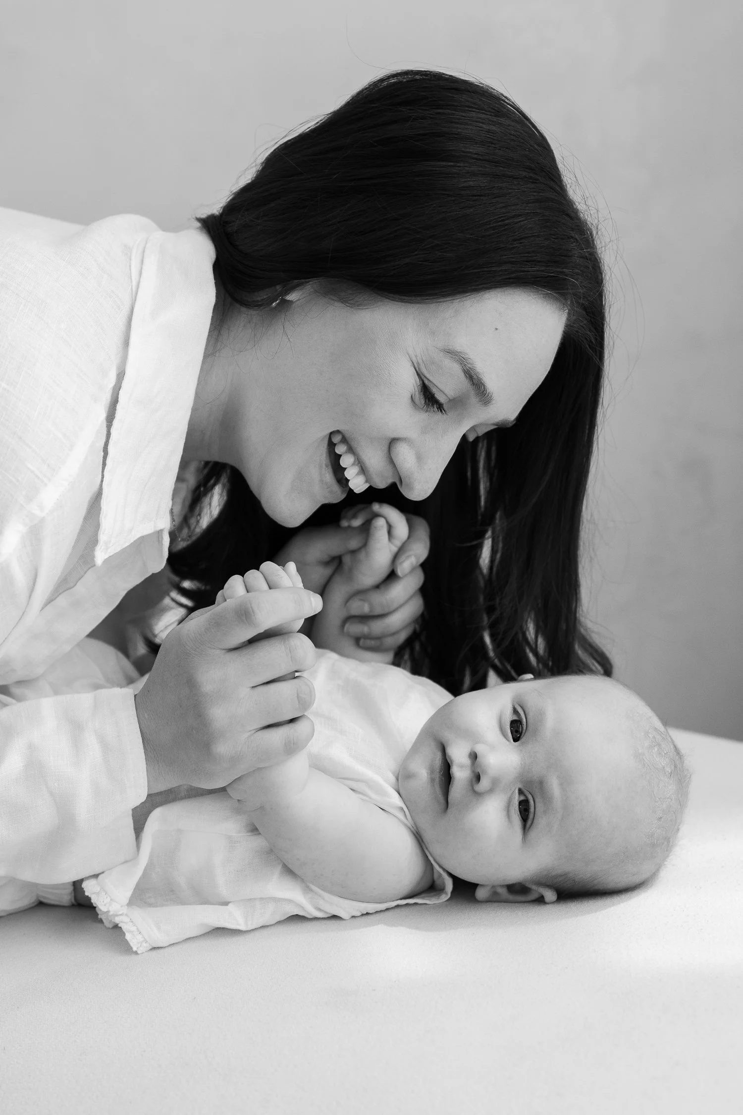 newborn with mom photoshoot toronto