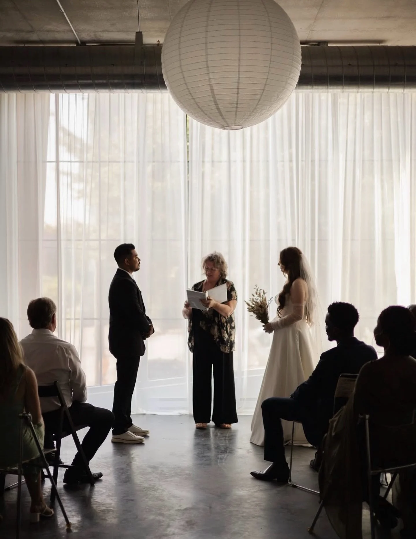 An intimate ceremony captured by @lejlaelezov