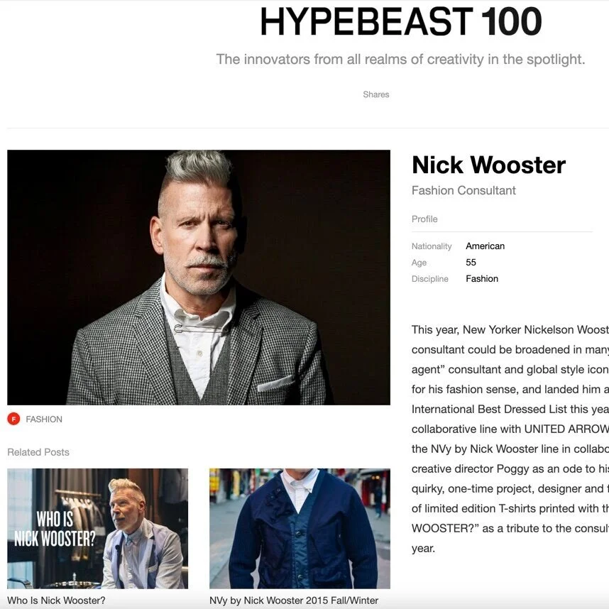HYPEBEAST 100 - 2015