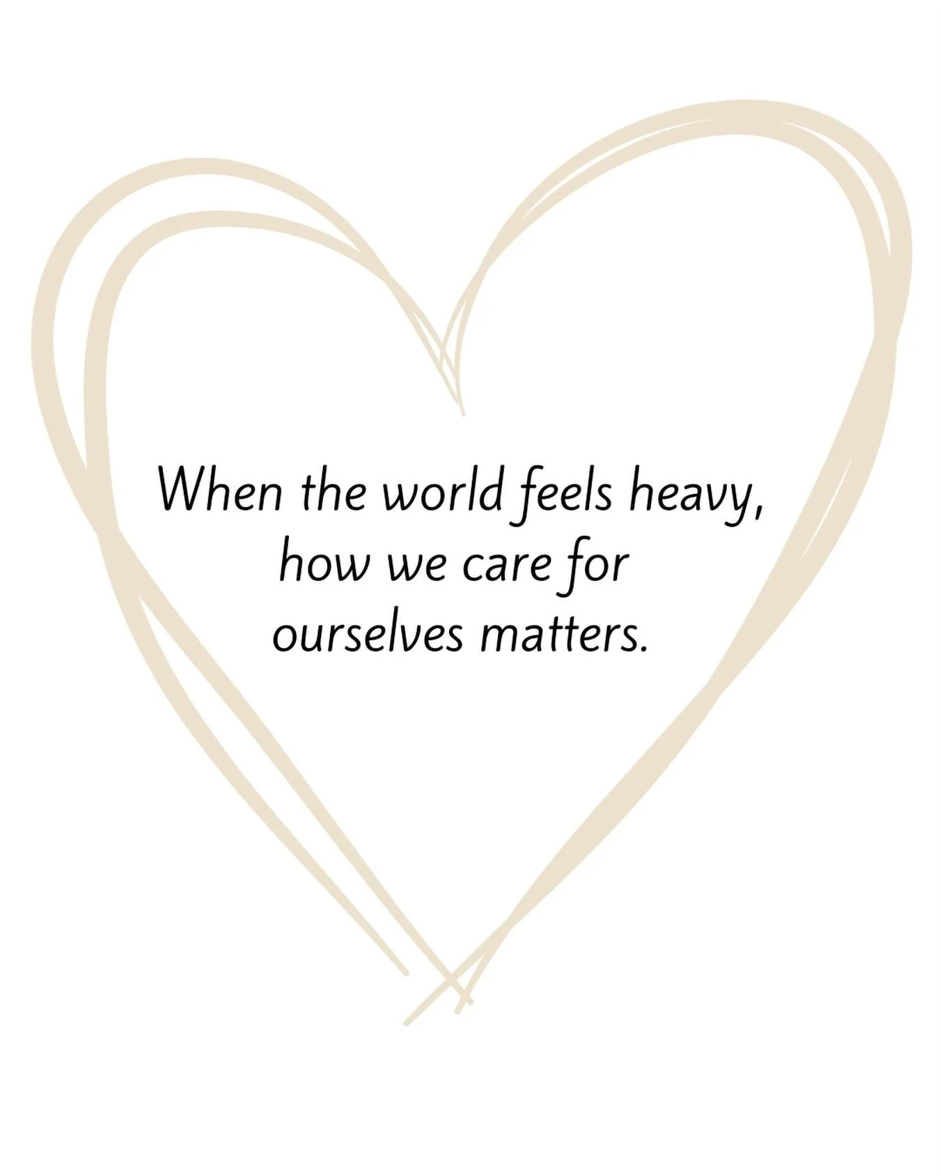 It&rsquo;s almost the end of January, and honestly&hellip; January is hard enough. And this year, it&rsquo;s felt especially heavy.

There is real heaviness in the world right now - tension, suffering, injustices and uncertainty, all happening as we 