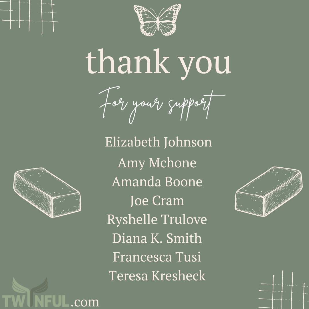 A very special thank you to all of my twins for your brick sponsorships!  You have no idea how much this means to me.  All of my love goes to you 🦋🦋

#twinfultwin #bricksponsorship #butterflyranch #twinfultwins #thebutterflyranch