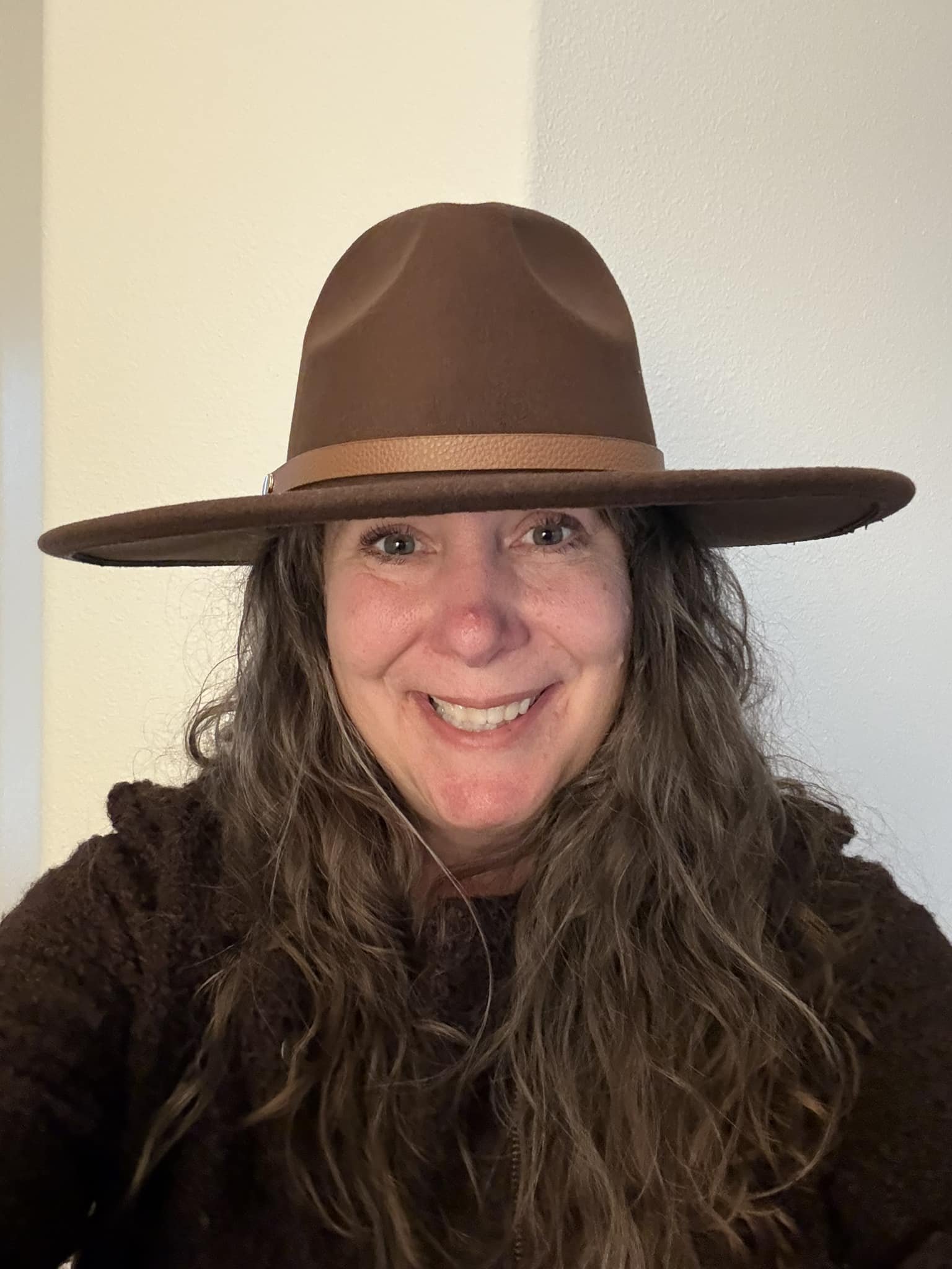 To all my hat lovers out there I FINALLY found it! Been trying on this style hat all over in so many places for literally years! I was thrilled when I finally found this beauty. It&rsquo;s PERFECT! And exactly what I was hoping for. Yay!