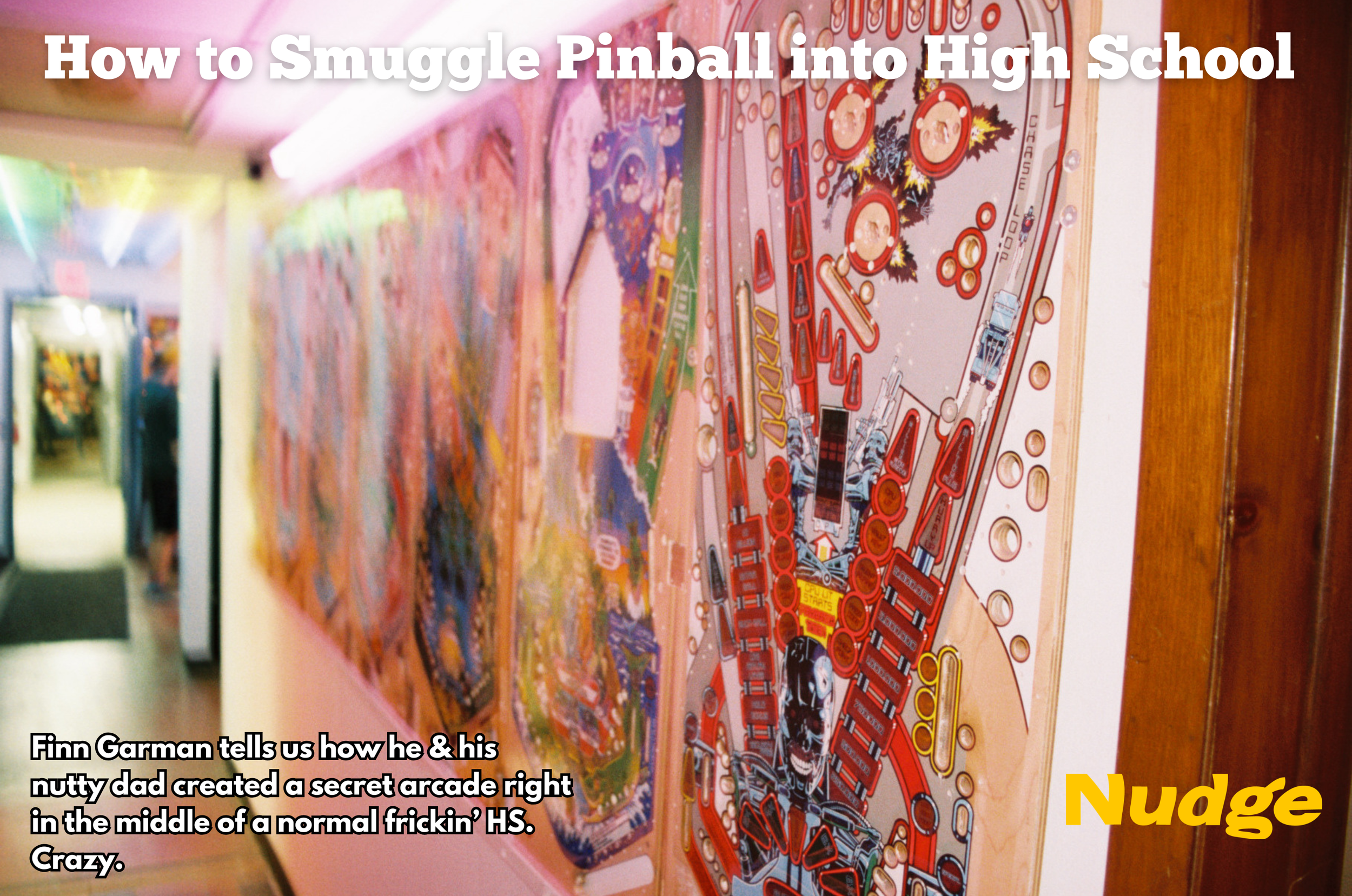 How one High School Kid Turned a Nothing Room into More Pinball