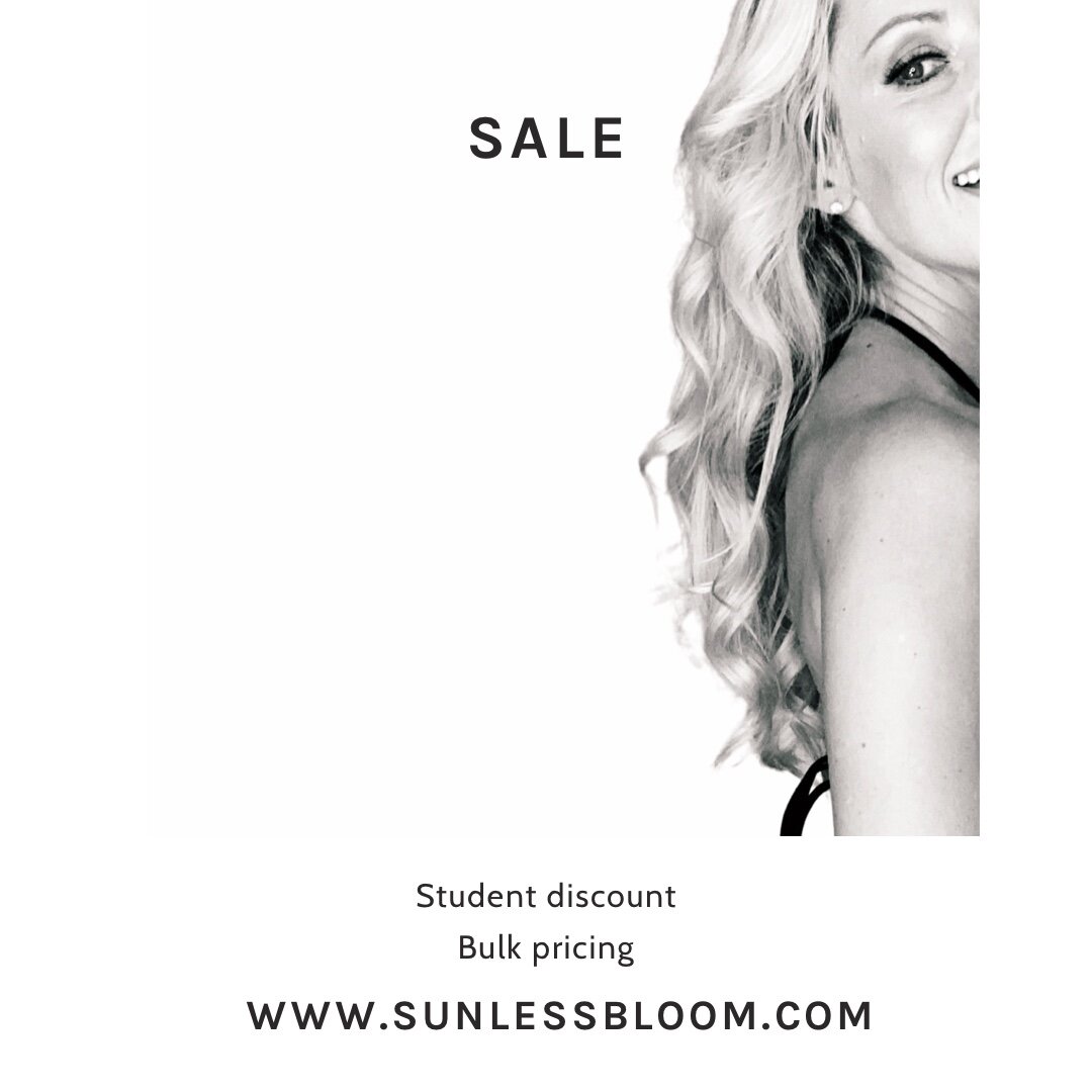 Did you know that you get bulk discount pricing and a lifetime discount on solution when you enroll in Sunless Bloom Business School?

It&rsquo;s one of the perks to joining our community! 

Ps. Are you ready to book huge spray tan parties during pro