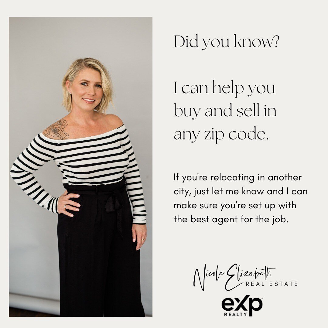 PSA: Did you know I have a network of agents to connect you with no matter where you're buying or selling?

If you're relocating in another city, just let me know and I can make sure you're set up with the best agent for the job.