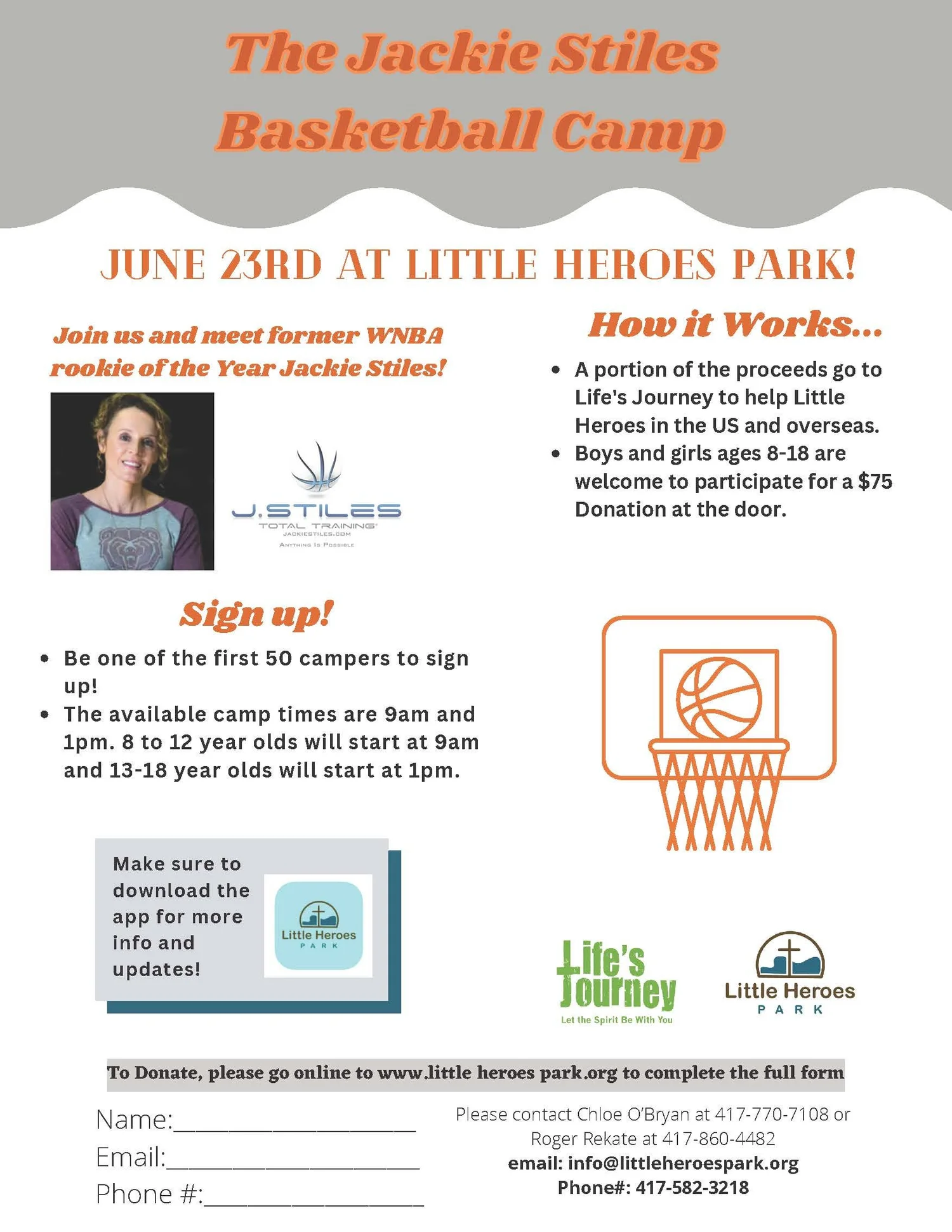 Upcoming Basketball Camps — Jackie Stiles