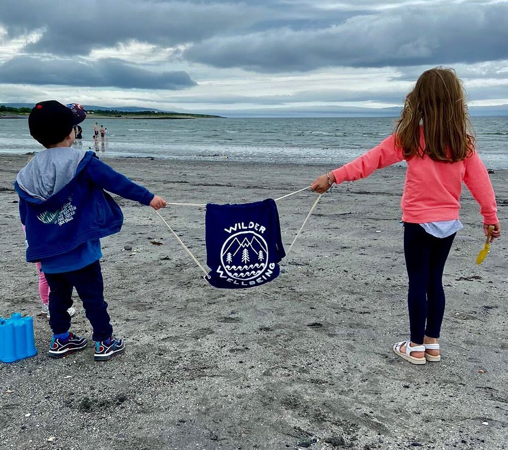 Two of my favourite &ldquo;mini-Wilder Warriors&rdquo; sharing (let&rsquo;s be honest, fighting over) their Wilder Wellbeing Active Summer Drawstring Bag (😮&zwj;💨) looking out to the wilds of the Atlantic at Fanore Beach!

So, where will your child