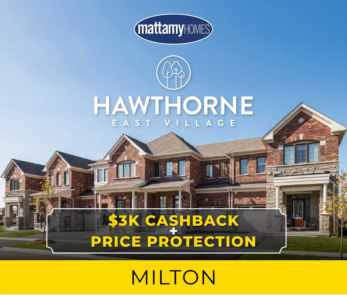 Hawthorne East Village Towns - Milton