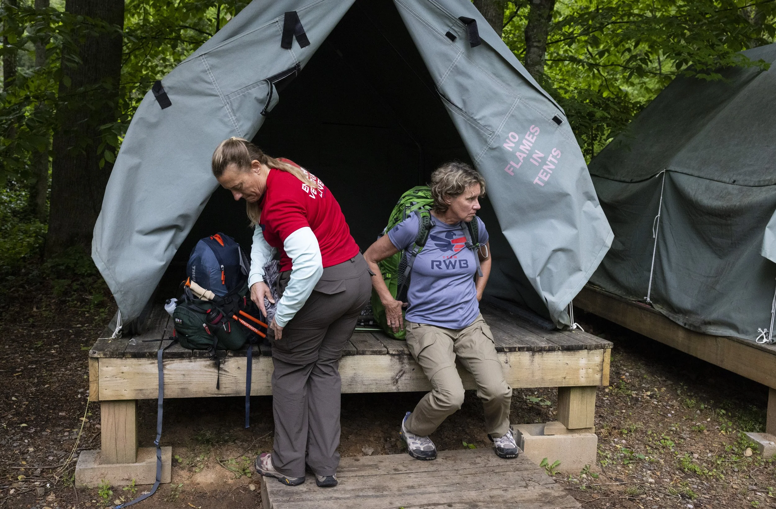 Finding and Setting Up a Campsite