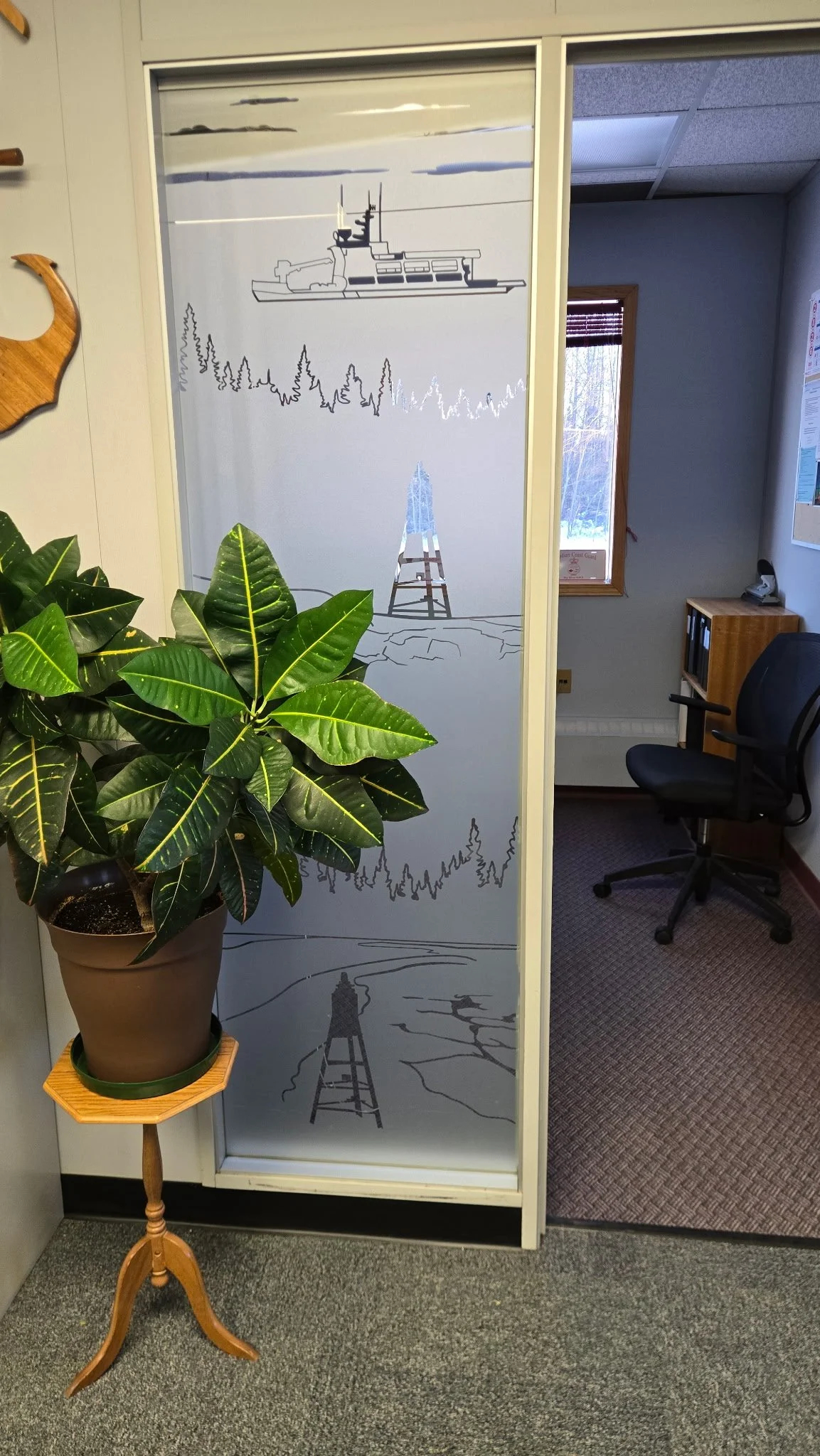 Custom Window Graphics and window wrap services.  Get Custom Window Graphics for business, window decals, window wrap services.  We serve all of the NWT, Alberta, and Canada including Hay River, Yellowknife, Inuvik, Fort Simpson, Fort Providence, For