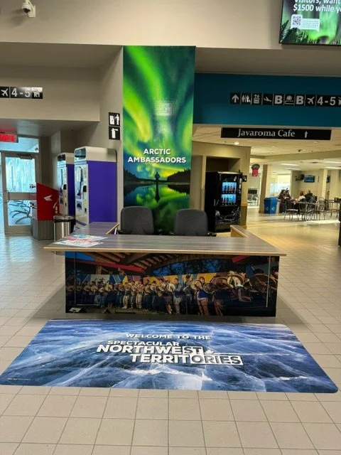 Professional custom mural printing and services by Poison Graphics. We serve all of the NWT and Canada, including Hay River, Yellowknife, Inuvik, Fort Smith. Custom mural painting for business, Custom mural company near me.