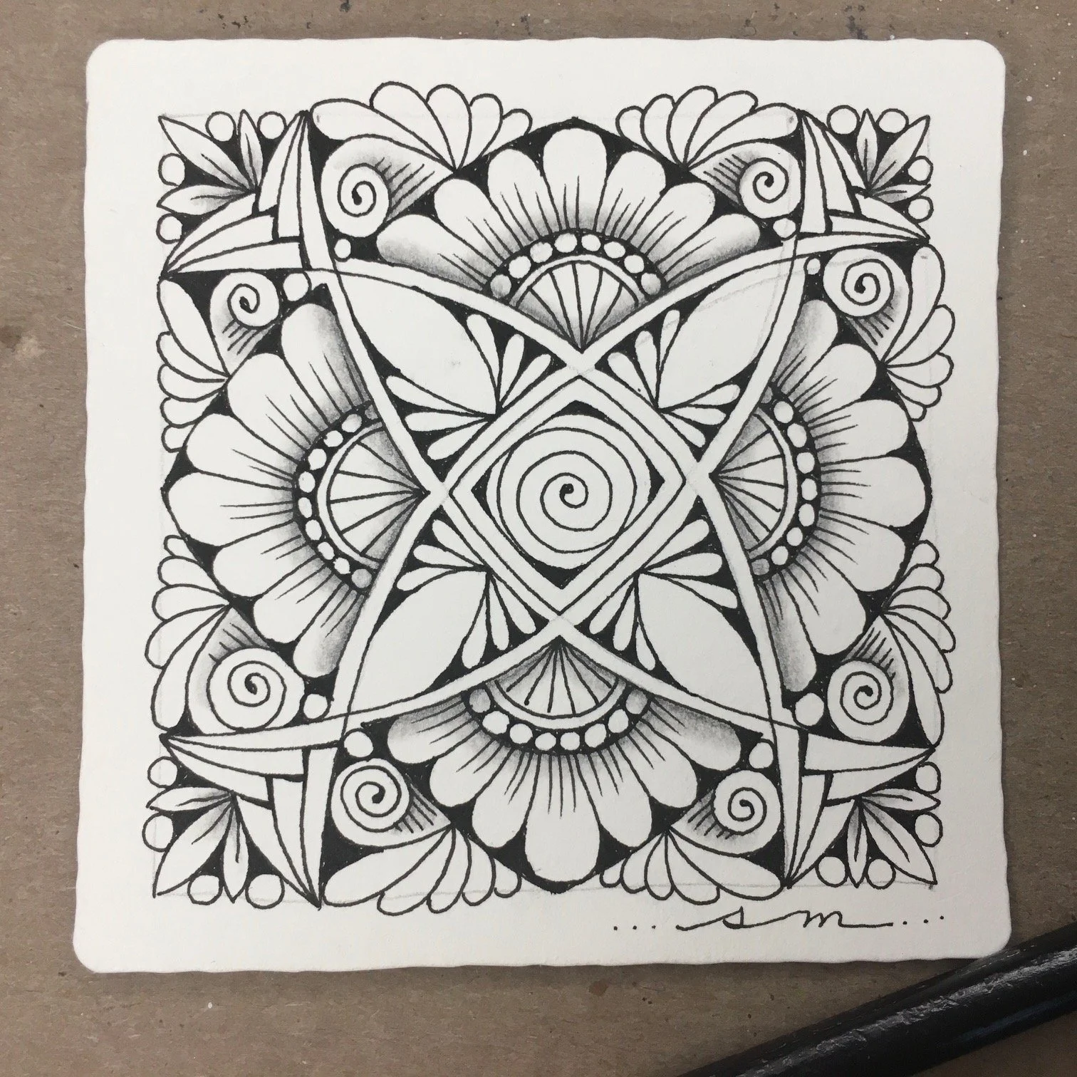 Zentangle Video (January 4, 2024)