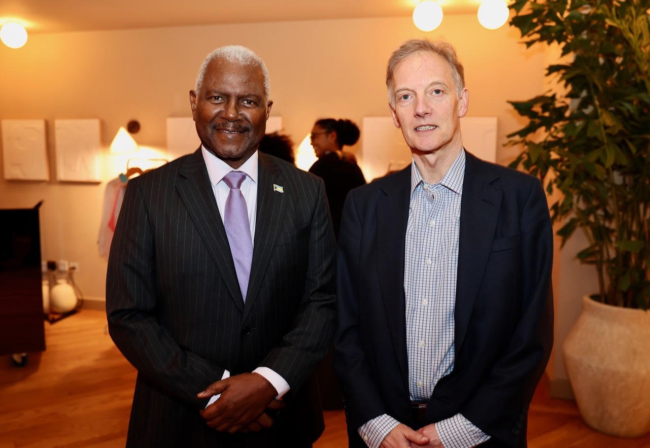 His Excellency Paul Andrew Gomez, High Commissioner of the Bahamas and Lord Aeneas Reay