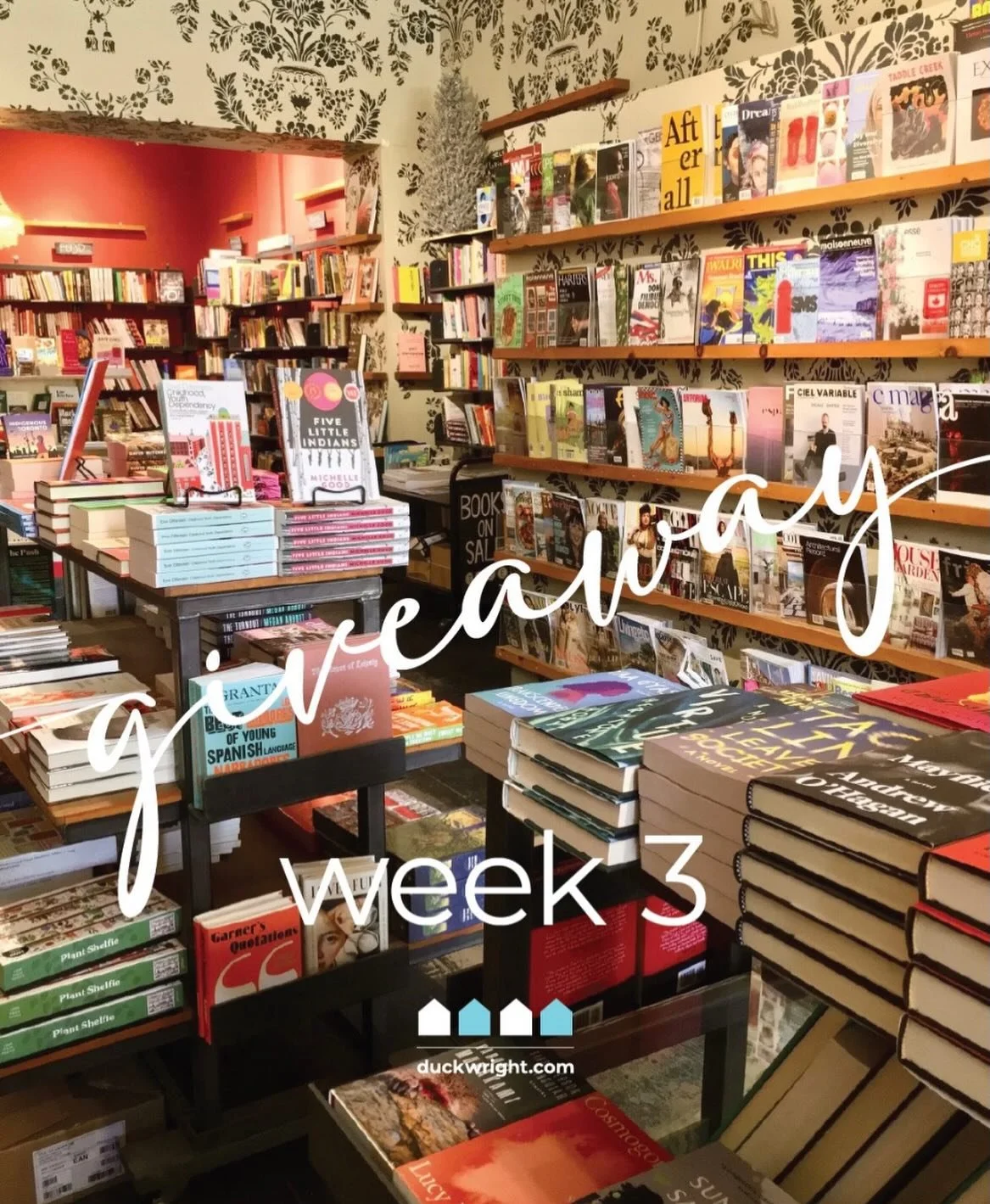 GIVEAWAY WEEK 3⁠
⁠
Week 3 is here, and we&rsquo;re celebrating the small businesses that give Toronto its heart and character.⁠
⁠
This week&rsquo;s prize:⁠
A $100 gift certificate to your favourite local shop.⁠

You choose the spot, your beloved book