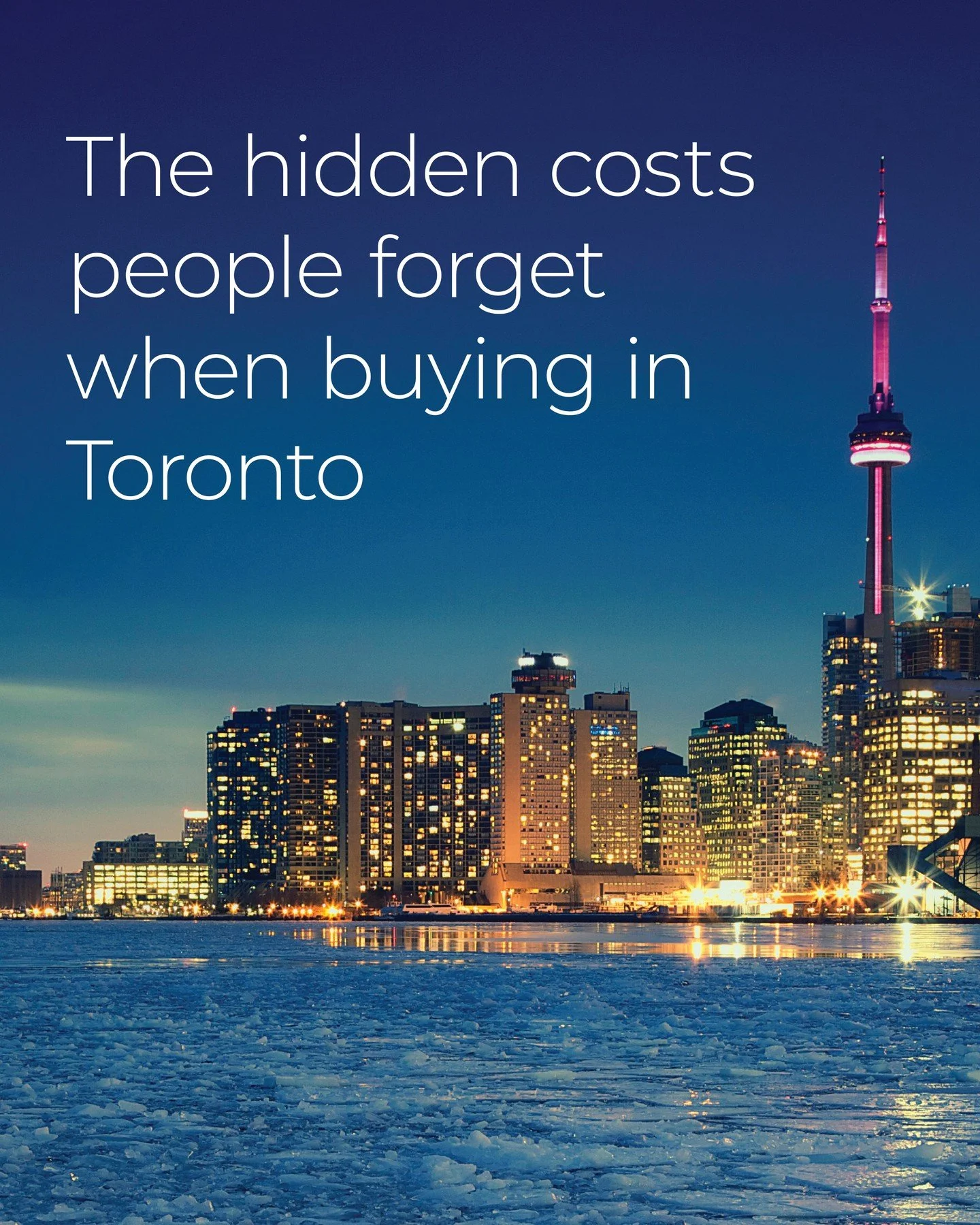 Many buyers plan carefully for their down payment but are surprised in our initial meeting by some of the additional costs due at closing. For example, on a $1.2M home in Toronto, land transfer tax alone is roughly $42,000 (Toronto buyers pay both pr