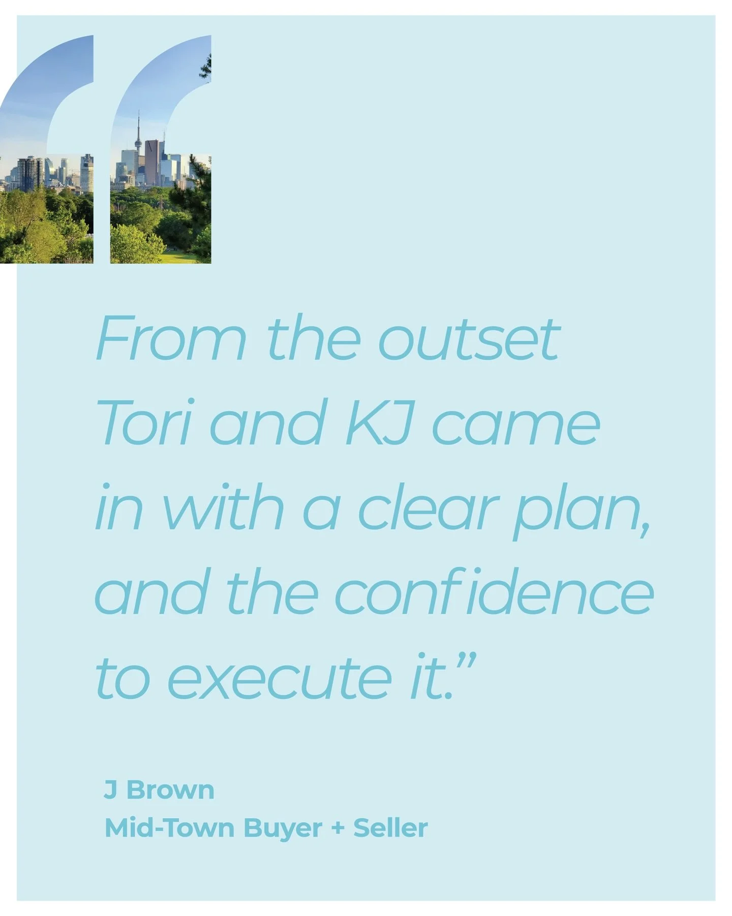 There is nothing more rewarding than happy clients. &hearts;️

&ldquo;25 years in my house, this was a significant transition to a condo.  From the outset Tori and KJ came in with a clear plan - and the confidence to execute it.  That alone gave me r