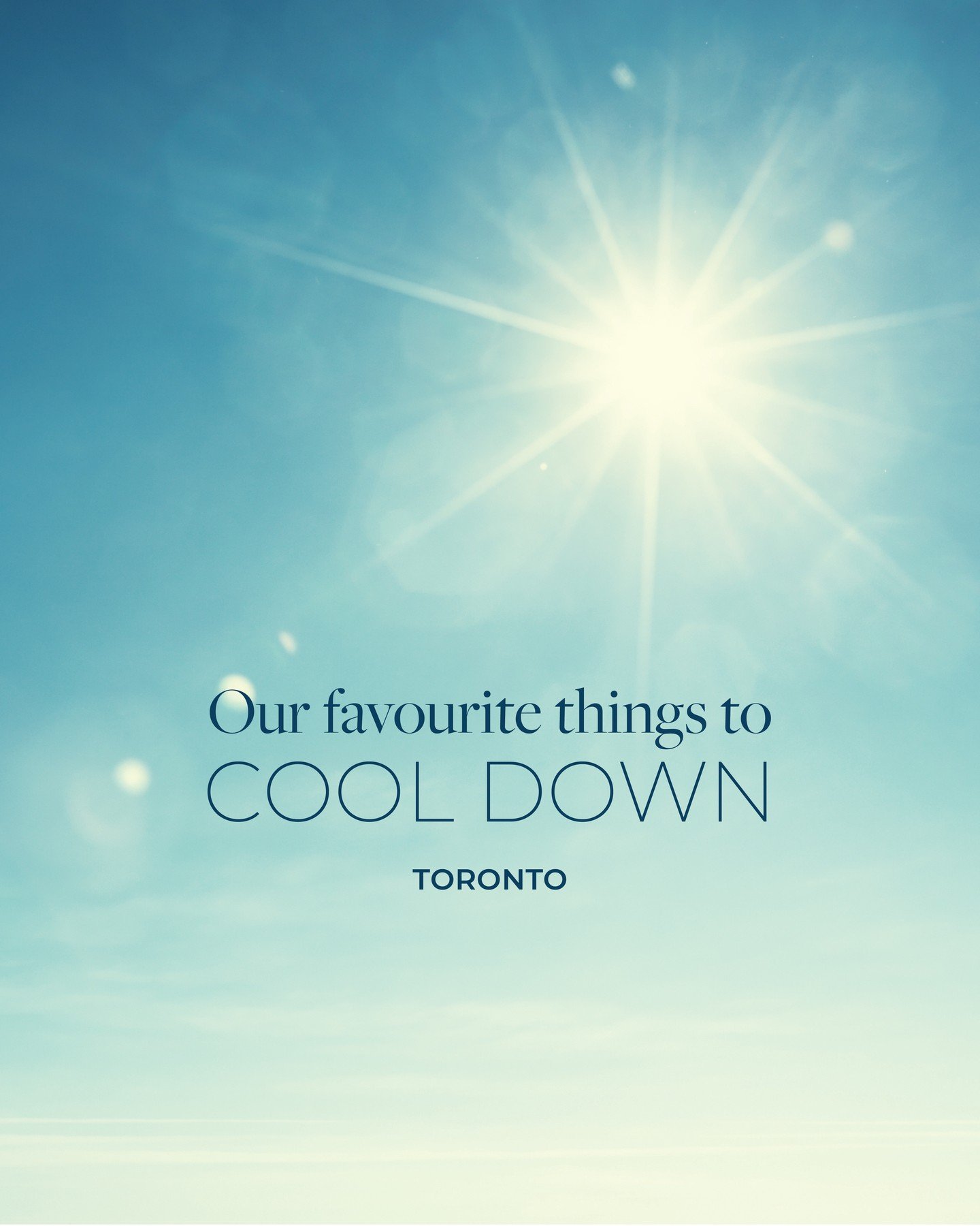 When Toronto turns up the heat, we have a few favourite ways to cool down. Some involve getting out and exploring the city, and some kick it back to old-school summer traditions.⁠
⁠
Here's what's on our list this August:⁠
⁠
@edsrealscoop is still one