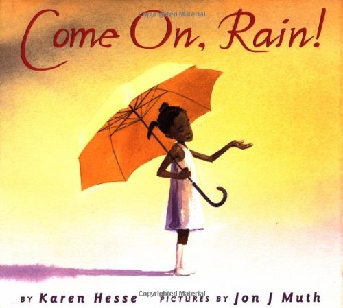 "Come on, Rain!" Tess pleads to the sky as listless vines and parched plants droop in the endless heat. Then the clouds roll in and the rain pours. And Tess, her friends, and their mothers join in together in a rain dance to celebrate the shower that
