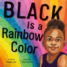 Red is a rainbow color. Green sits next to blue. Yellow, orange, violet, indigo, They are rainbow colors, too. But my color is black . . . And there’s no BLACK in rainbows. From the wheels of a bicycle to the robe on Thurgood Marshall's back, Black s