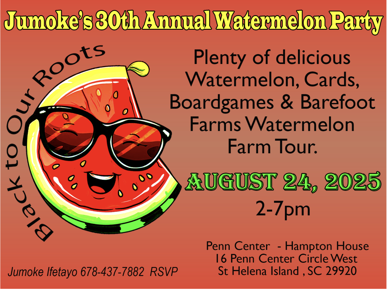 Jumoke’s 30th Annual Watermelon Party
