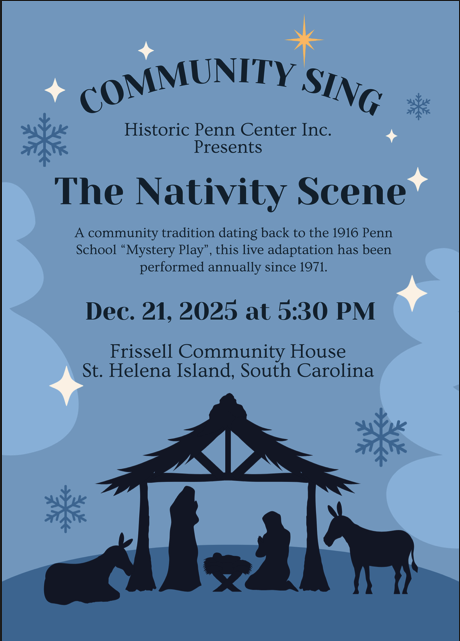 Community Sing Nativity Scene