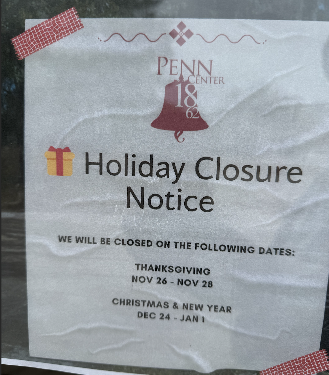 Holiday Hours