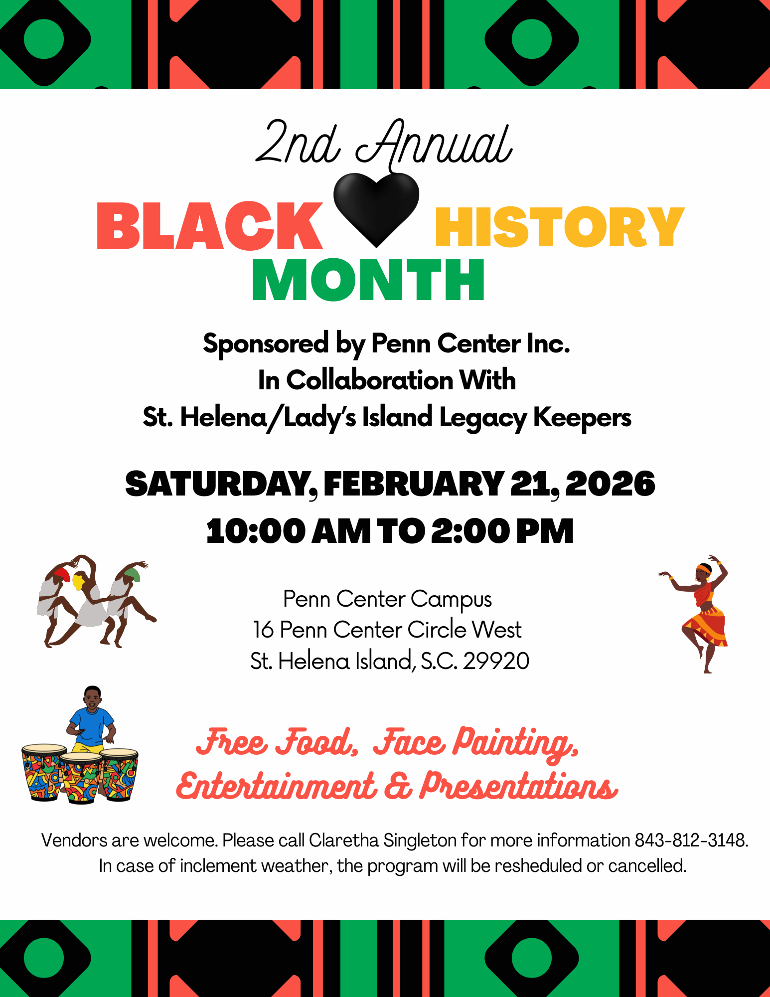 Join us For Penn Center’s Annual Black History Month Celebration 