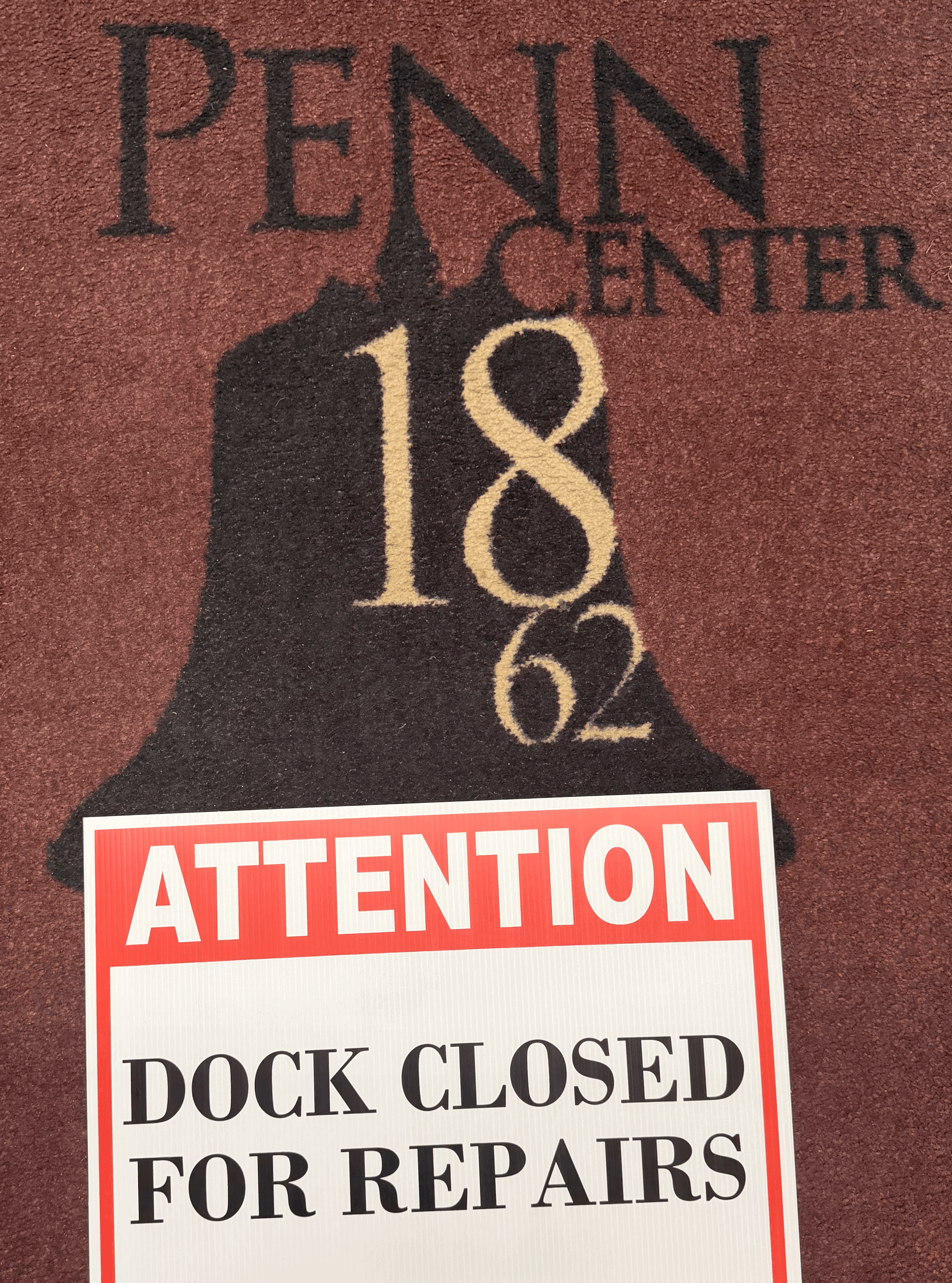 Notice: Penn Center Dock Closed for Maintenance