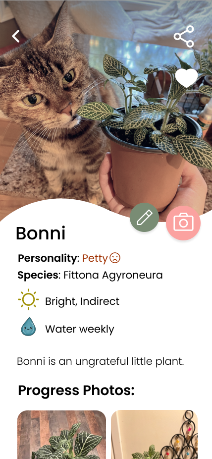 Individual Plant Page