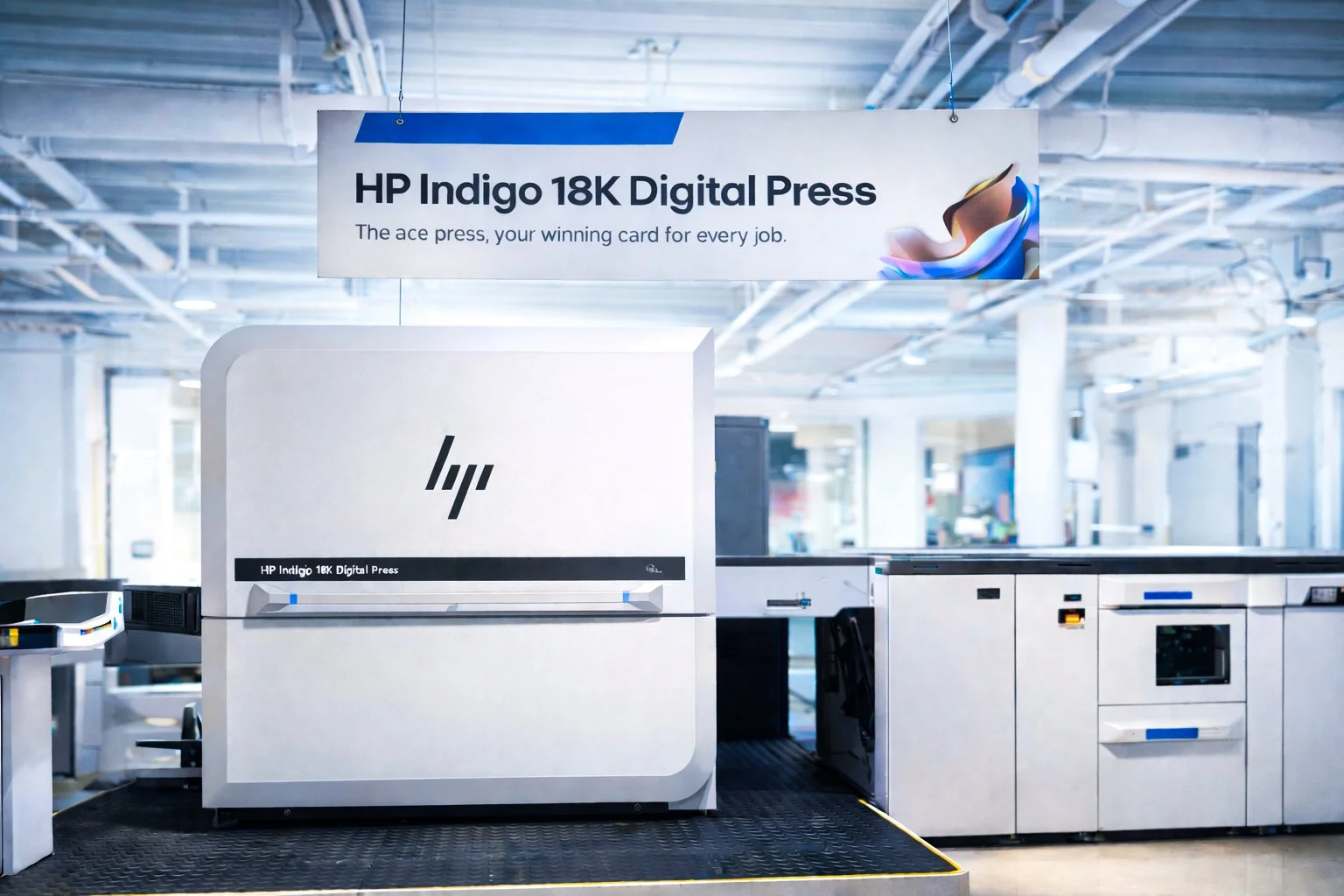 HP Graphics Experience Center Signage Design