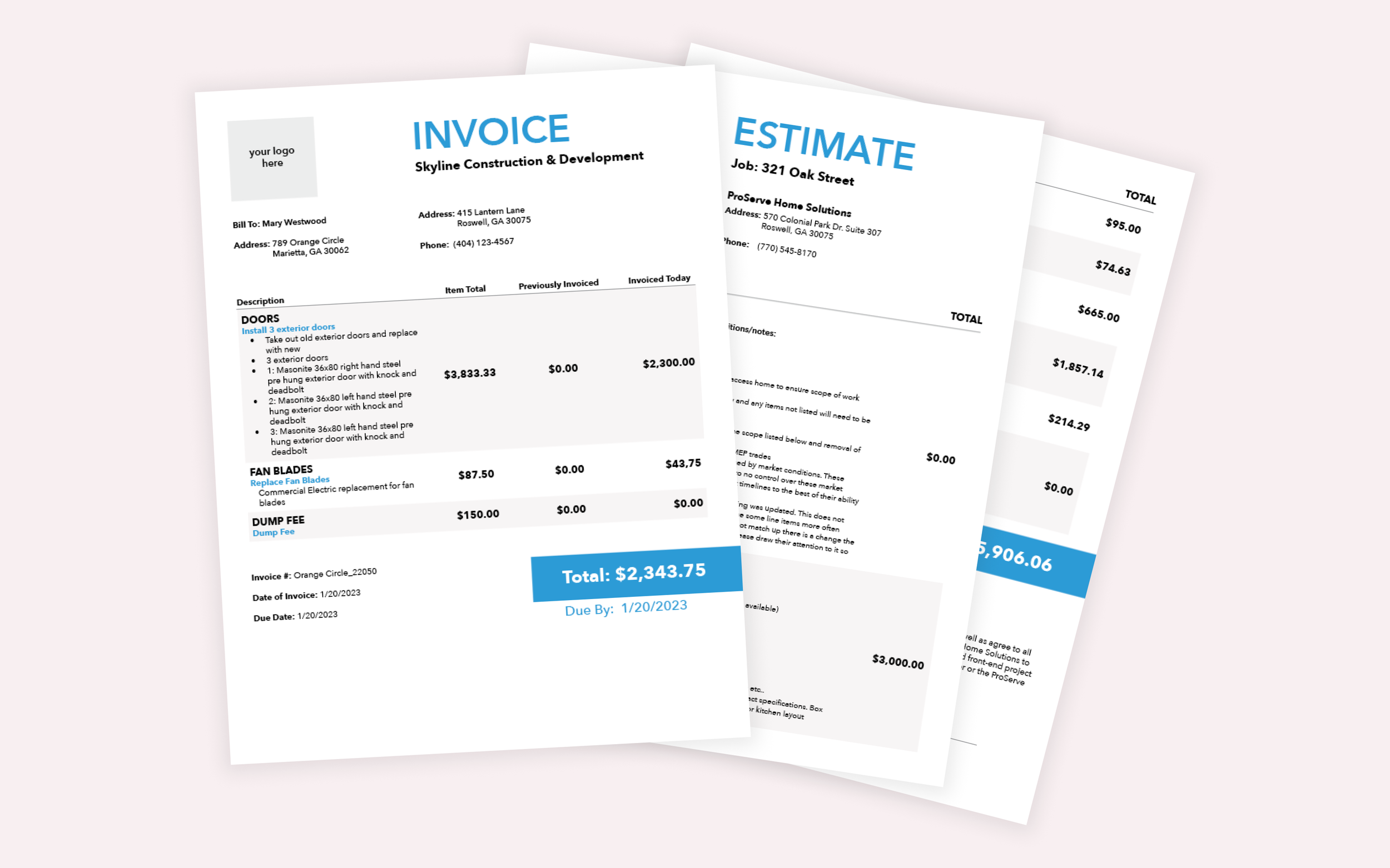 Construction Management Software Document Designs