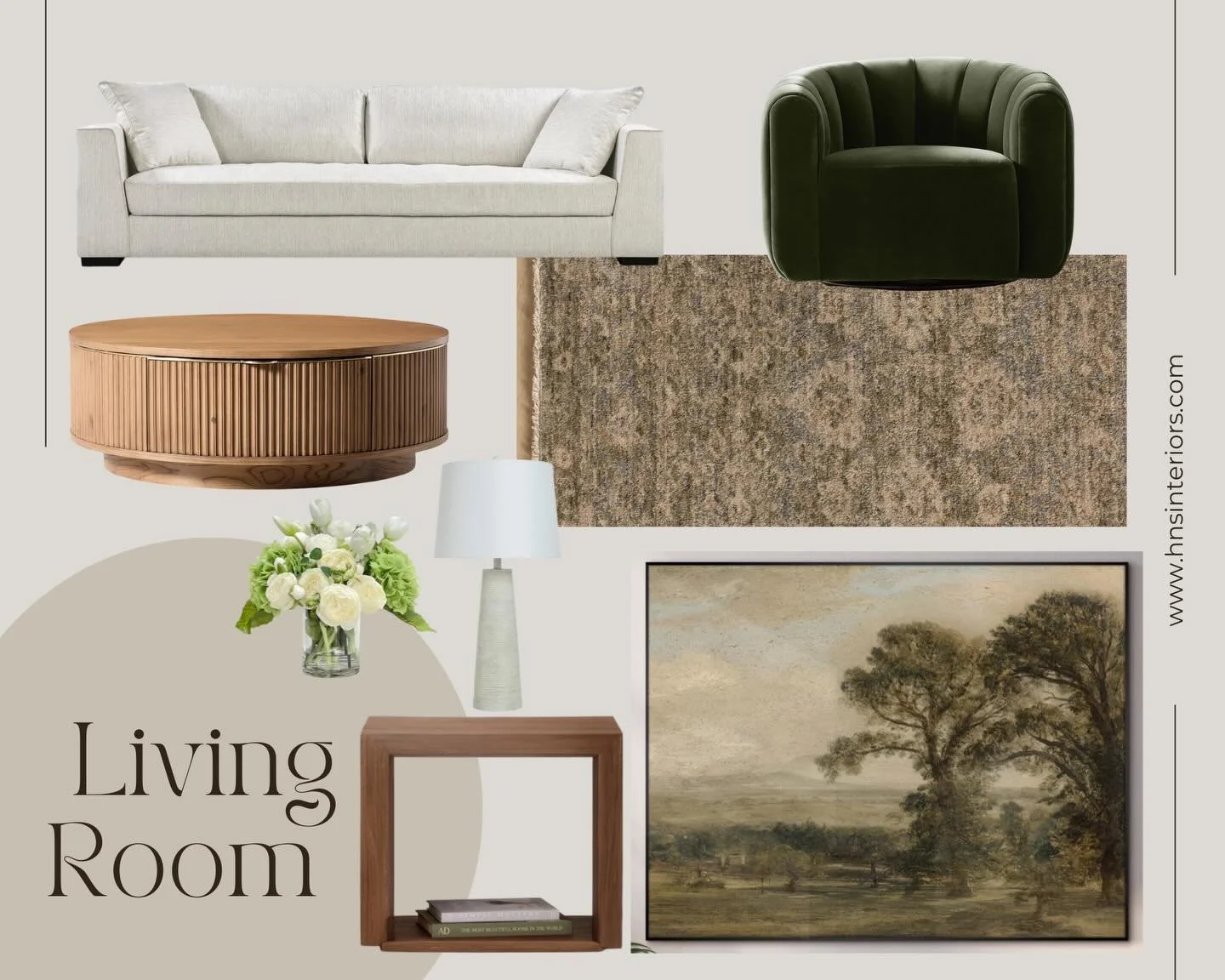 Design isn&rsquo;t about one look &mdash; it&rsquo;s about finding your look.

This client asked for my design direction for their living room, so I created two similar but distinct moodboards to guide their space. Same vibe, different personality &m