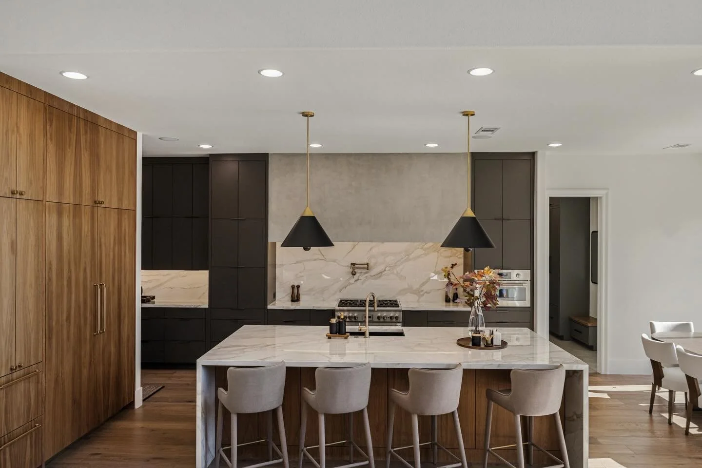 Before ➡️ After &mdash; and a kitchen that finally works as beautifully as it looks.

This renovation was designed to feel modern, warm, and effortless &mdash; layered textures, clean lines, and thoughtful layout choices that completely transformed h