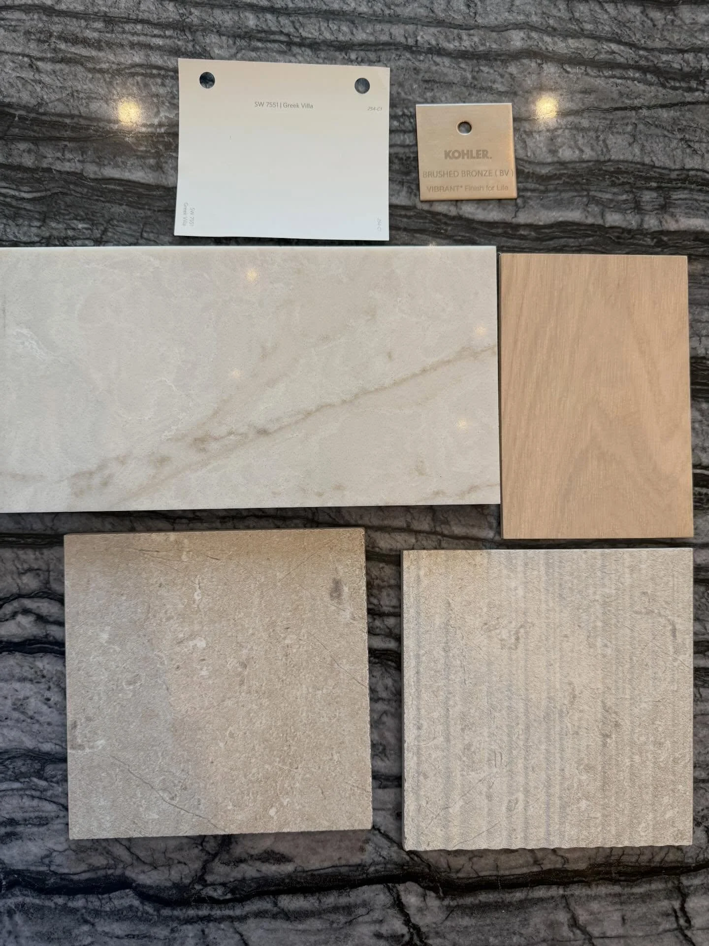 A primary bath is getting an overhaul. We&rsquo;re reworking the floor plan, adding a surprise element, and giving the whole space a spa vibe. A bathroom looking so good, you&rsquo;ll want to stay a while. 

Primary bath. Mood board. Luxury design.