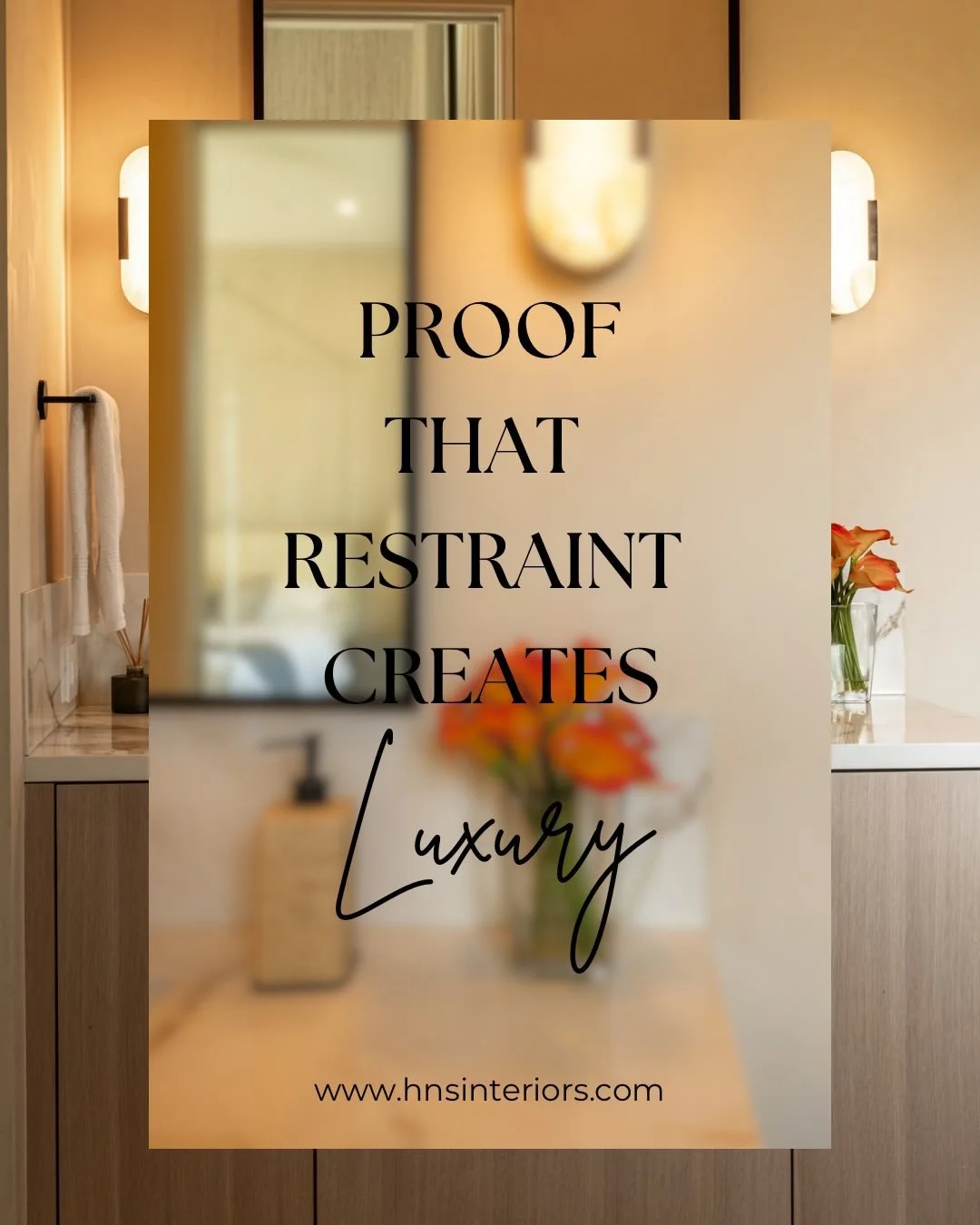 &ldquo;Quiet luxury&rdquo; isn&rsquo;t about adding more&hellip; it&rsquo;s about choosing the right materials and letting them speak for themselves.

In this bathroom, we kept the palette soft and intentional &mdash; warm wood tones, subtle veining,
