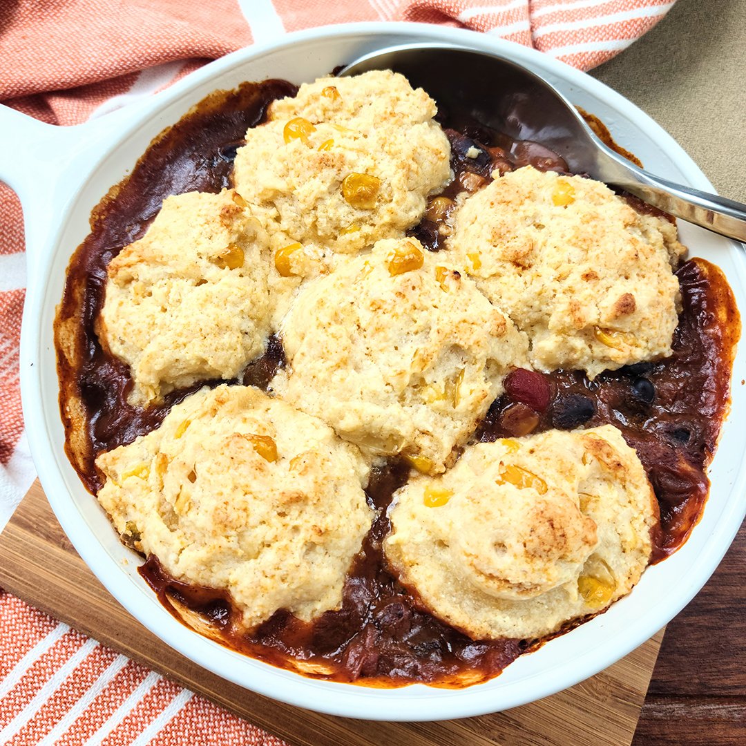 Skillet Chili Corn Dumplings
