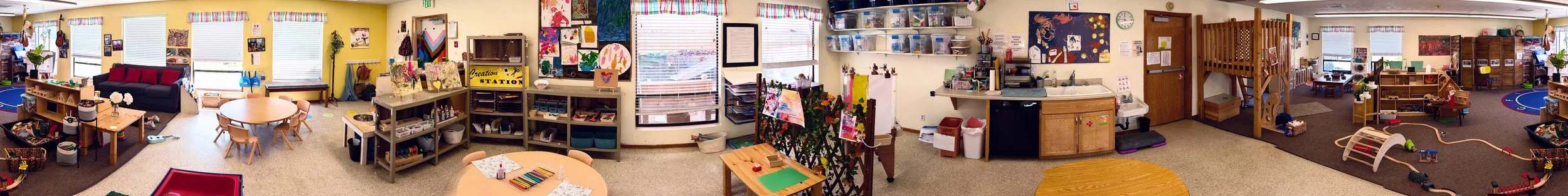 Panoramic view of classroom May 2026
