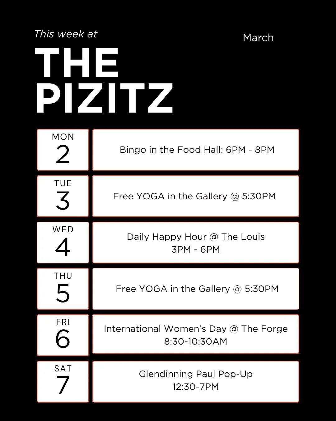 This week at The Pizitz...