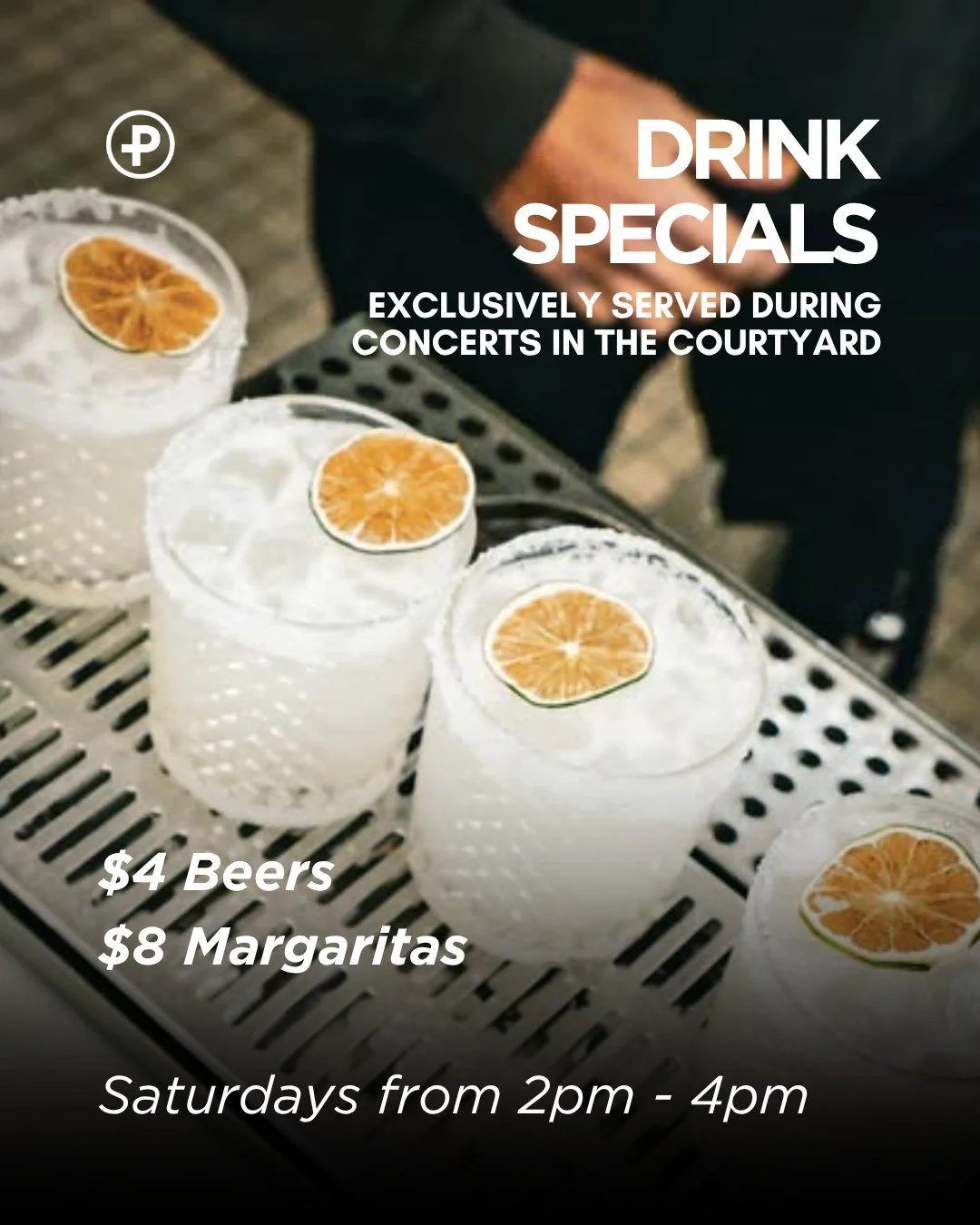 The Louis is running TWO drink specials this weekend! During our first "Concerts in the Courtyard" with Noble Freeland Band, we'll be serving $4 beers and $8 margaritas! In addition, Azalea Cocktails will be available for a limited time in 