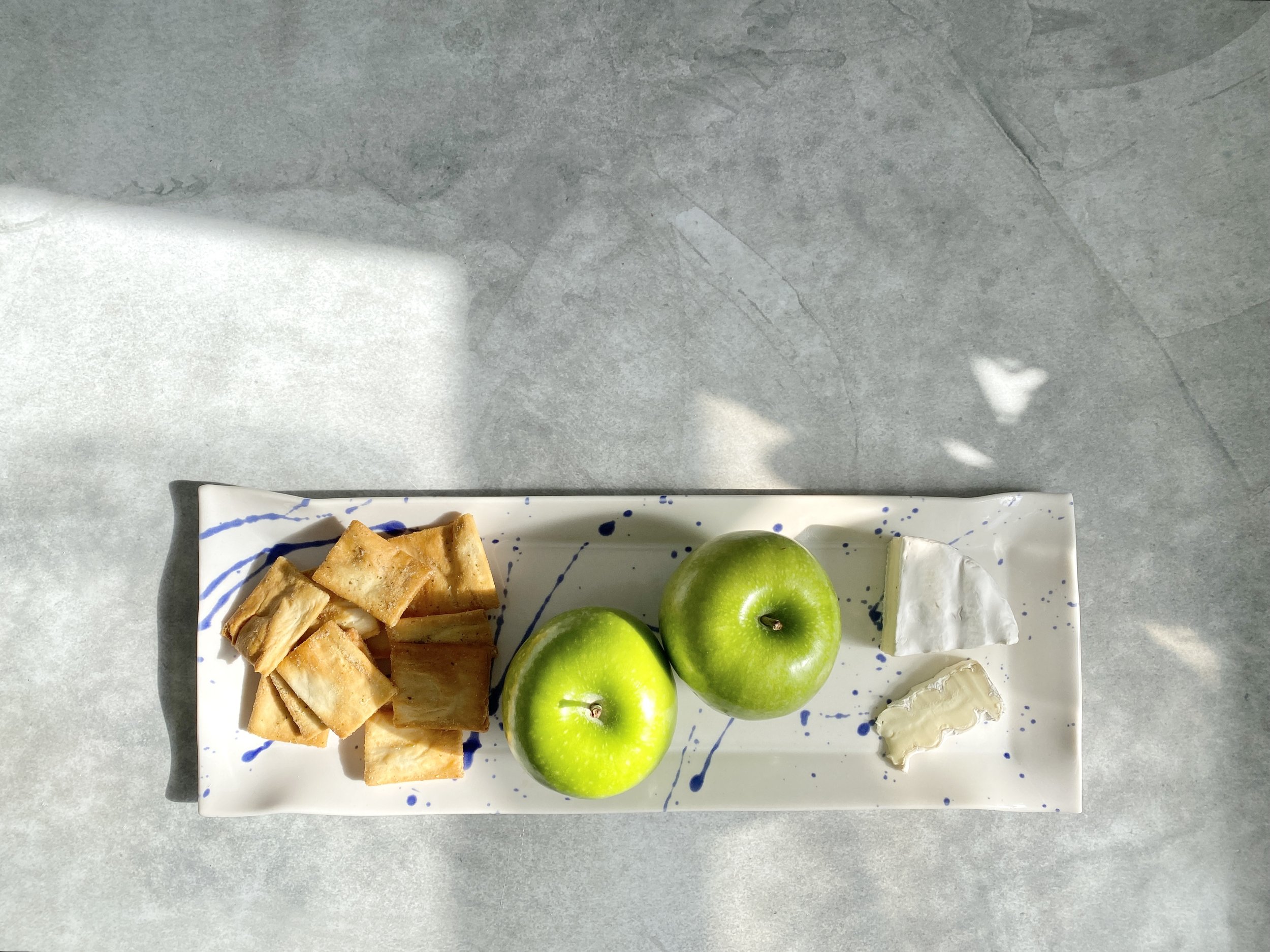 Long Rectangle Splatter Platter