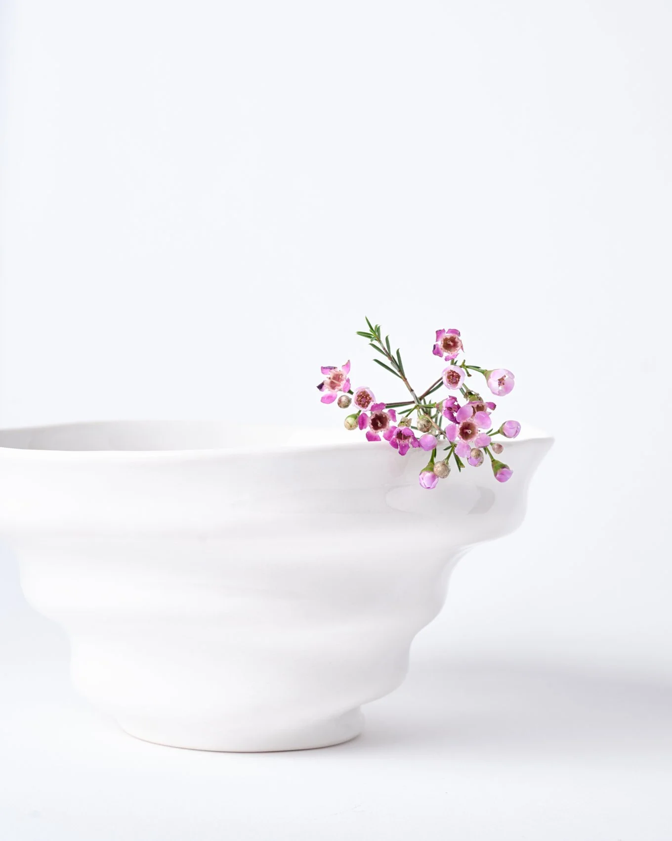 Wavy Line Serving Bowl