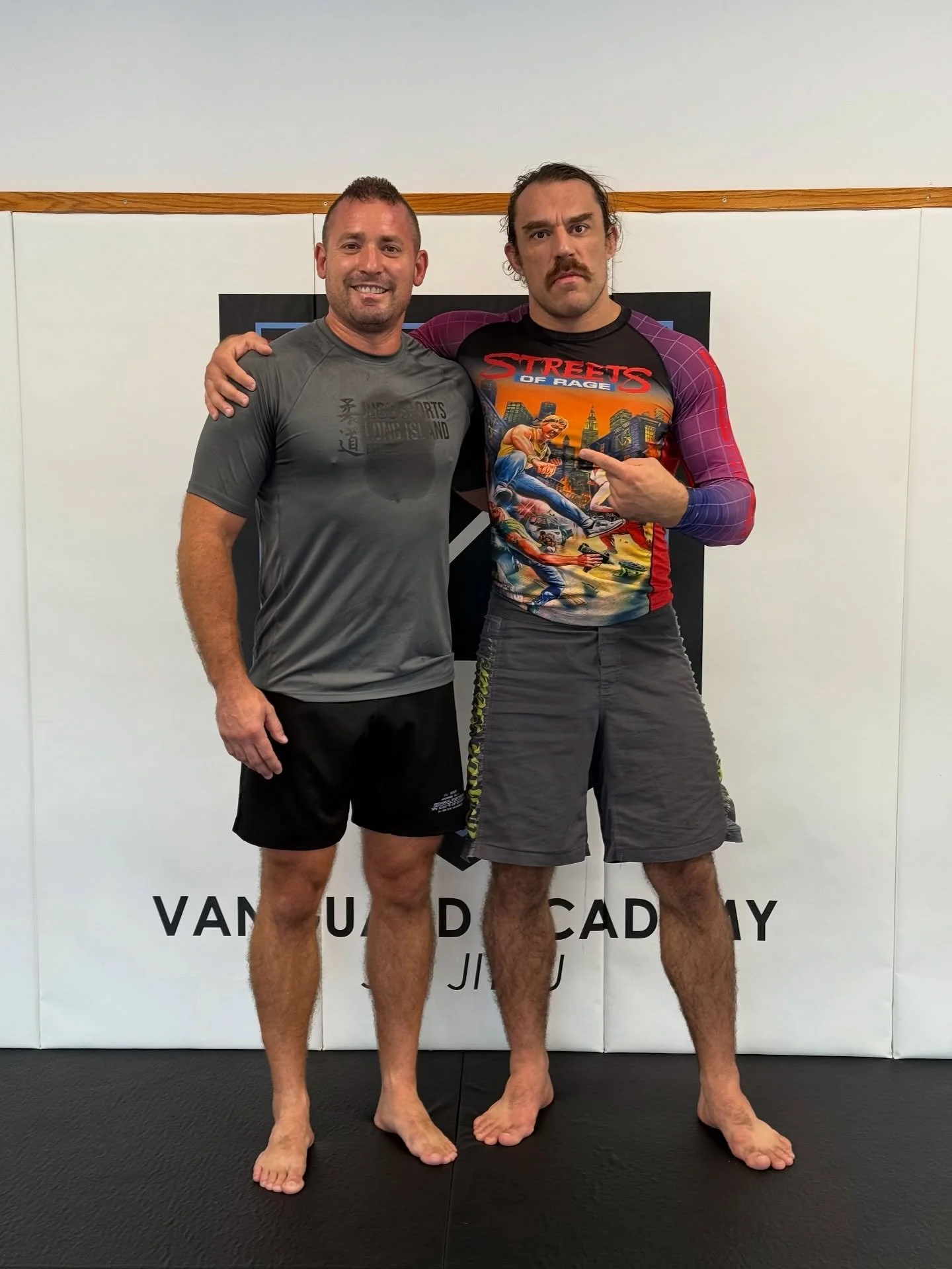 Great training session at @vanguardacademyjj! Big thanks to @jasonraubjj89, @dylangrapples, @ericprush, and @jacob_tuzin for the solid drilling today. Always a pleasure sharpening Judo throws&mdash;especially ashi waza and other key fundamentals. Lov