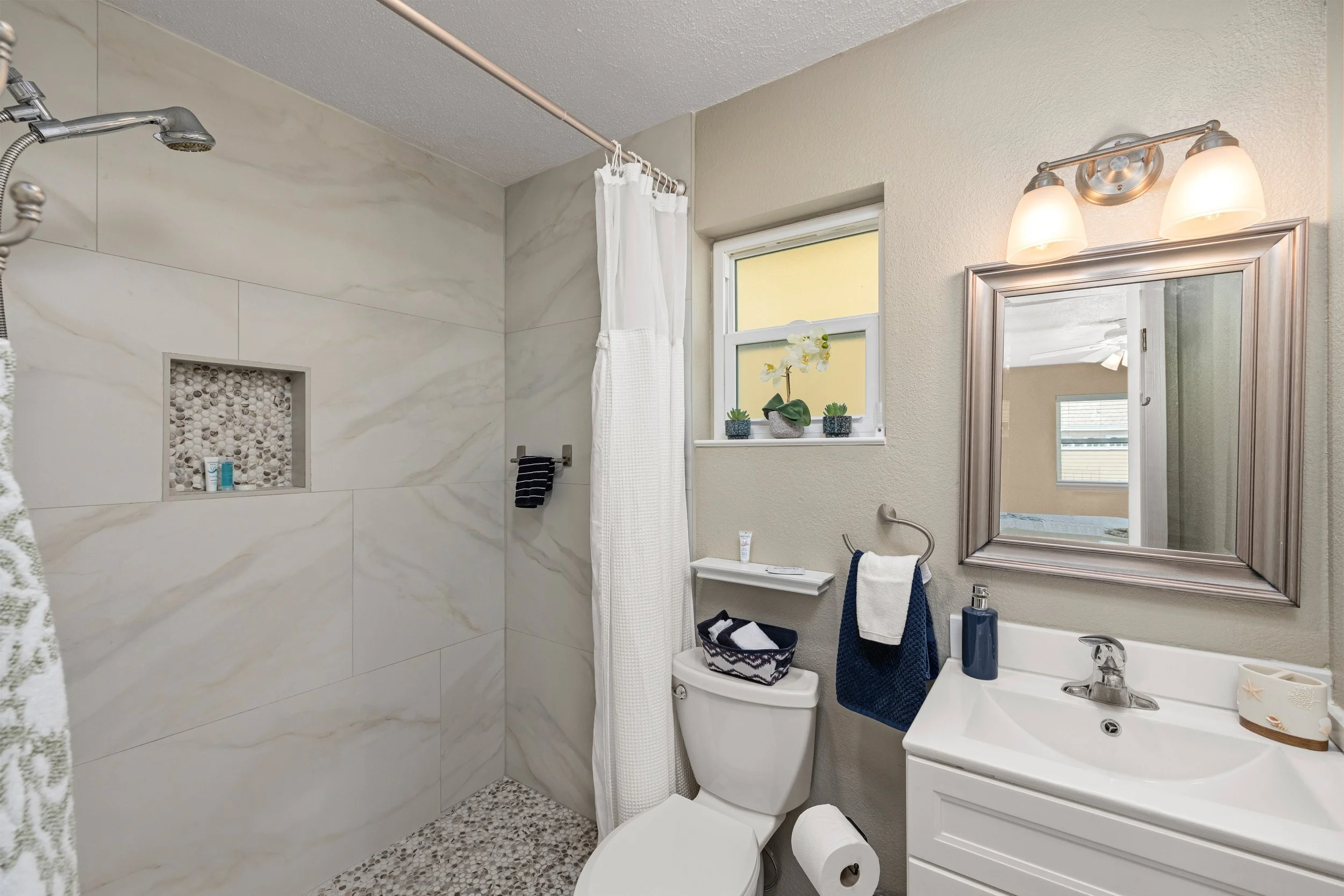Newly remodeled Master bathroom 