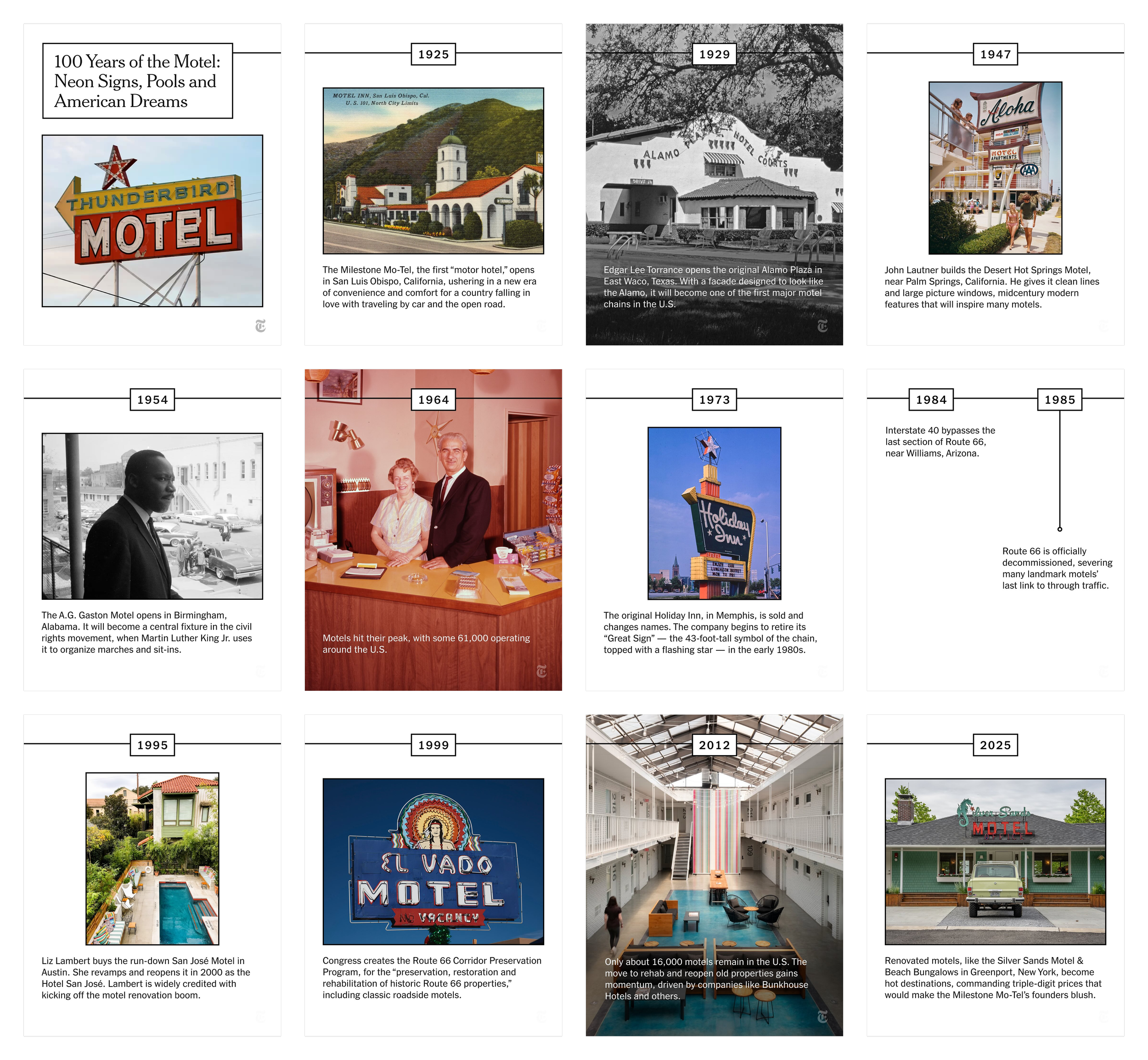 100 Years of the Motel (The New York Times)