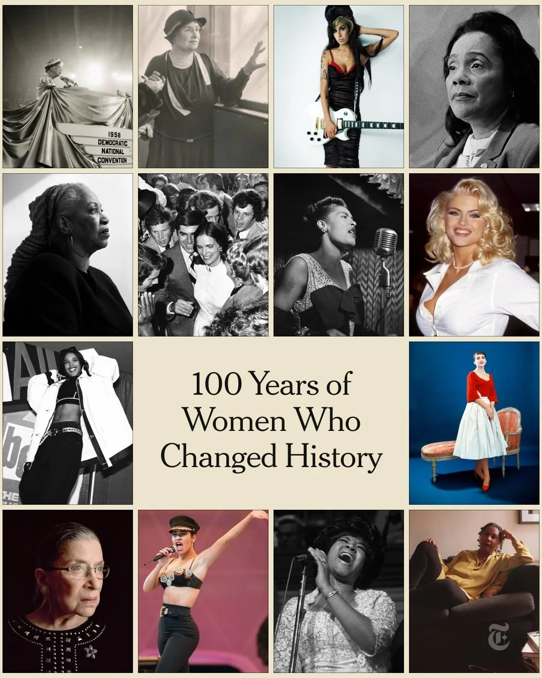 100 years of women who changed history (the new york times)