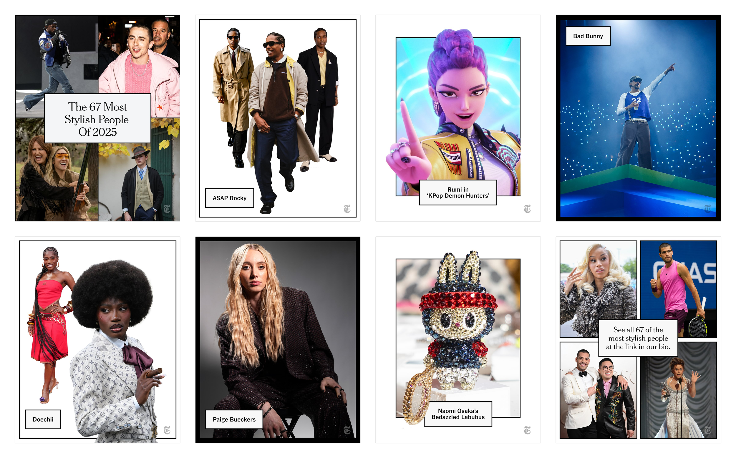 The 67 Most Stylish People of 2025 (The New York Times)