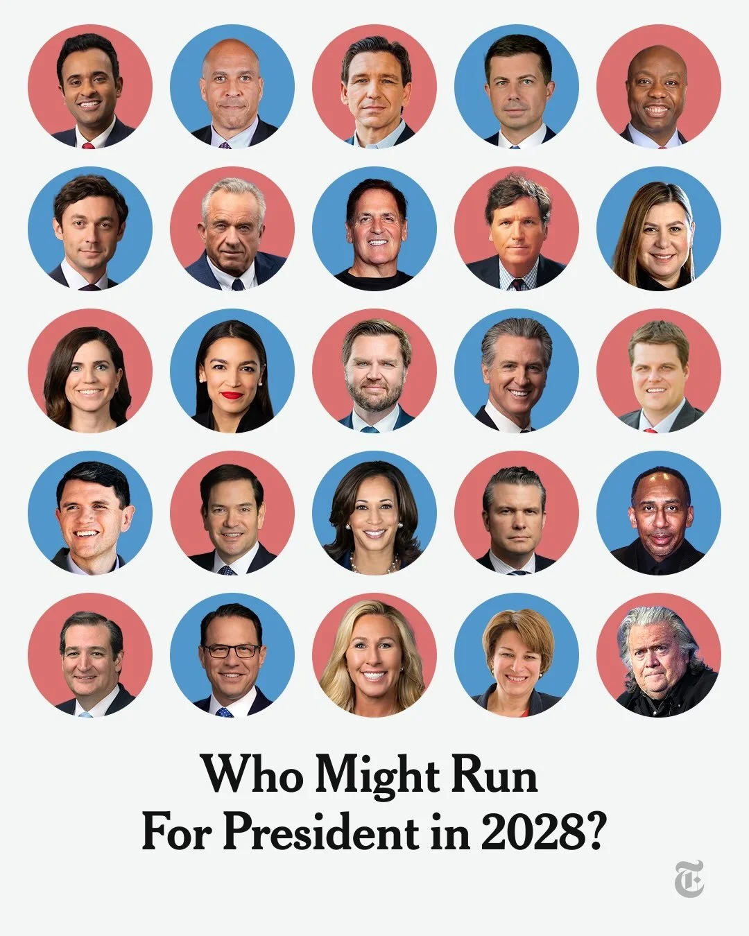 Who Might Run for President in 2028? (The New York Times) 
