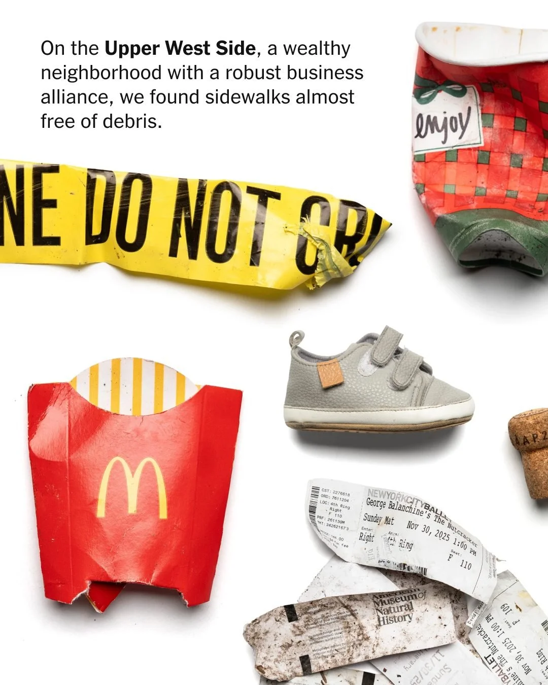 What Can Hundreds of Pieces of Litter Tell Us About Manhattan? (The New York Times)