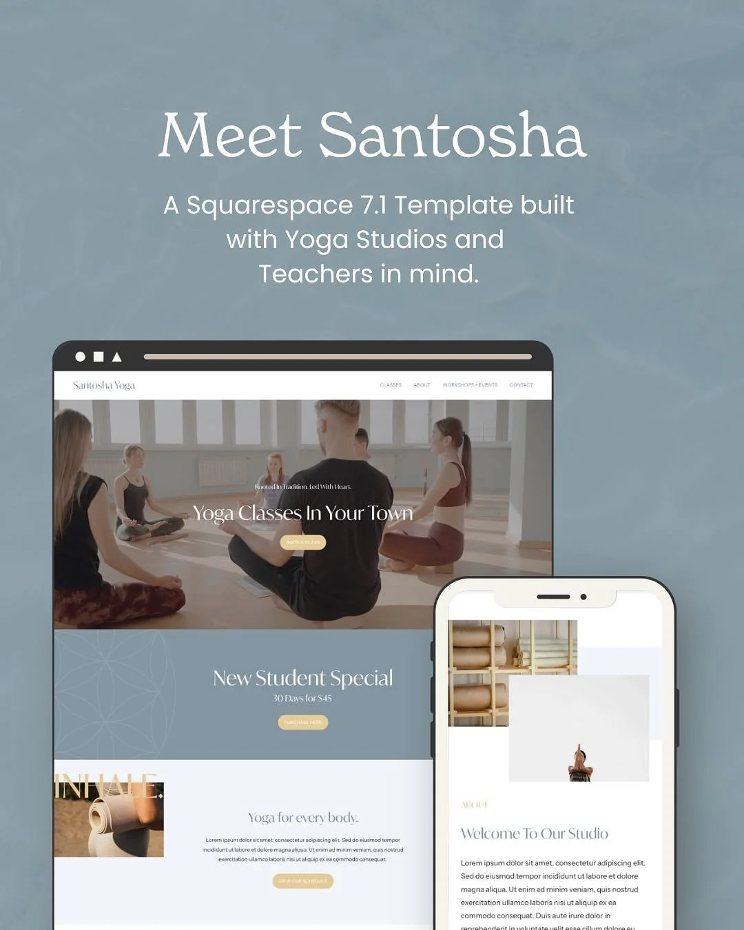 As a yoga teacher and website designer, I&rsquo;ve had the honor of building multiple websites for studios. I poured all that experience into creating a website that will showcase the studio well, give the user all the information they need and give 