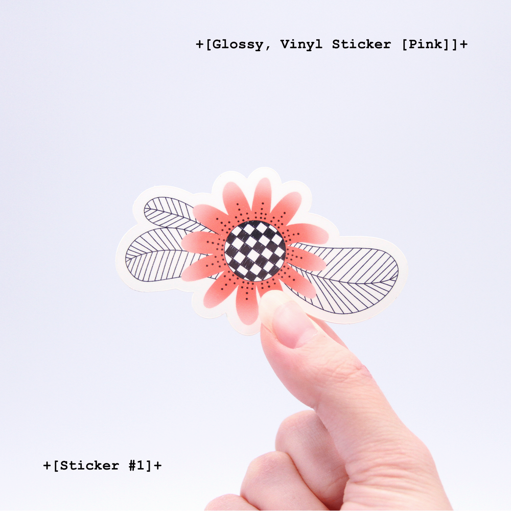 CJKKJH-Stickers-Primary-Checkered-Flowers-2.png